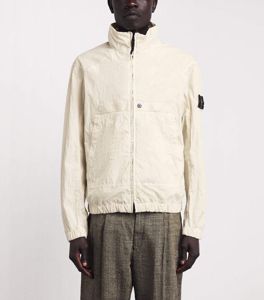 Stone Island Mens Warp Nylon Ribbed Jacket Image 4