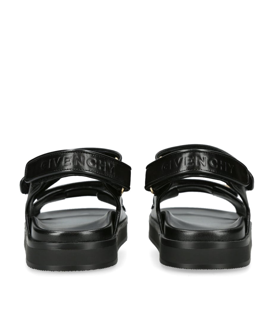 Logo Sandals BLACK Image 4