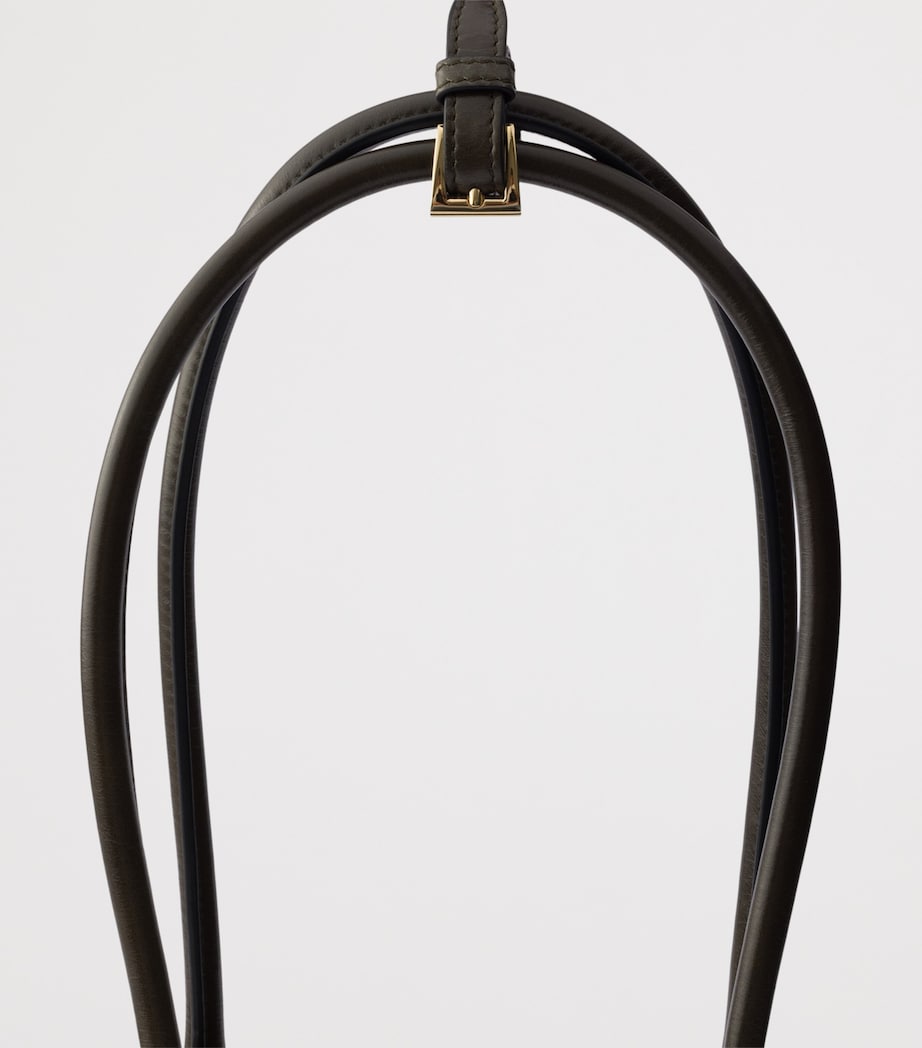 Prada Medium Leather Bonnie Shoulder Bag Green Image 6