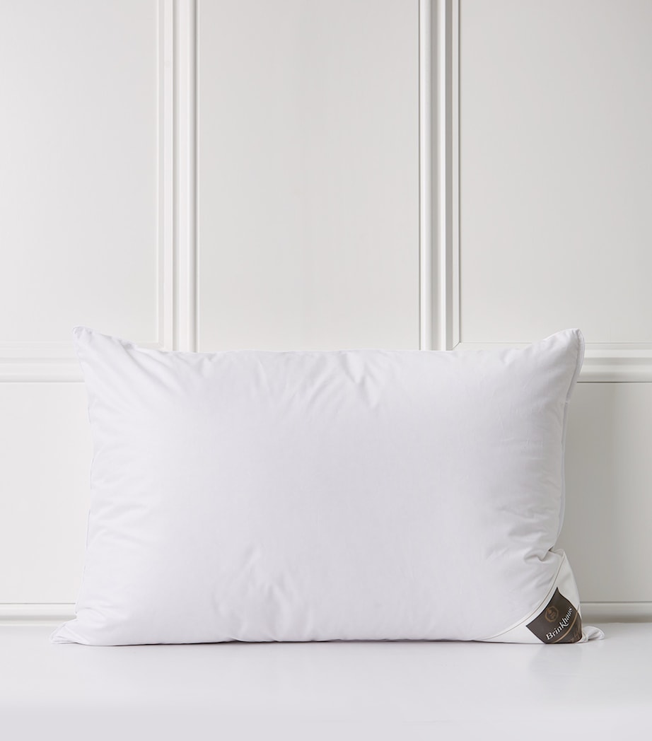Firm 90% Goose Down Pillow (50cm x 75cm) WHITE Image 3