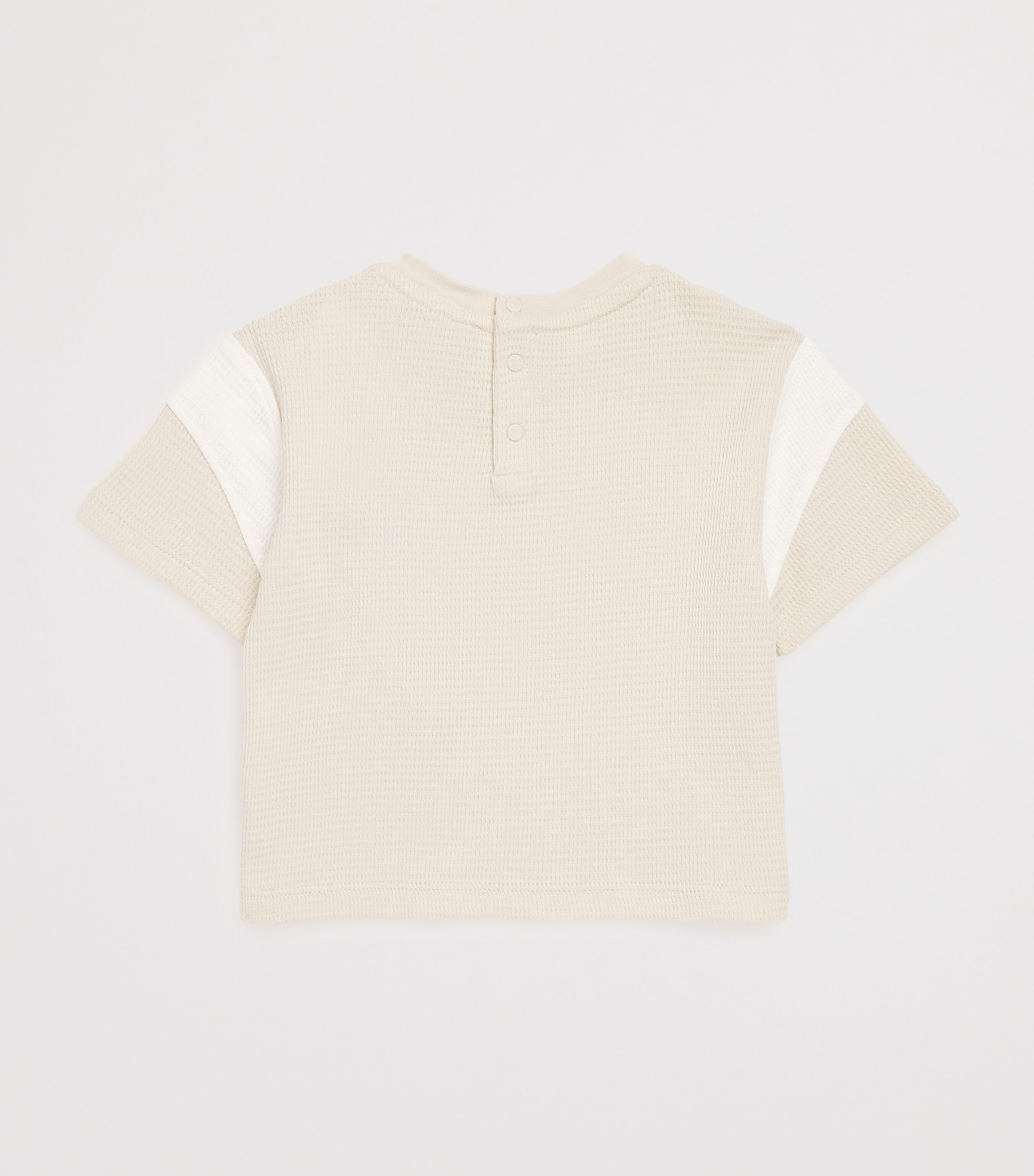 Cotton Embroidered T-Shirt (6-36 Months) FRENCH OAK Image 2