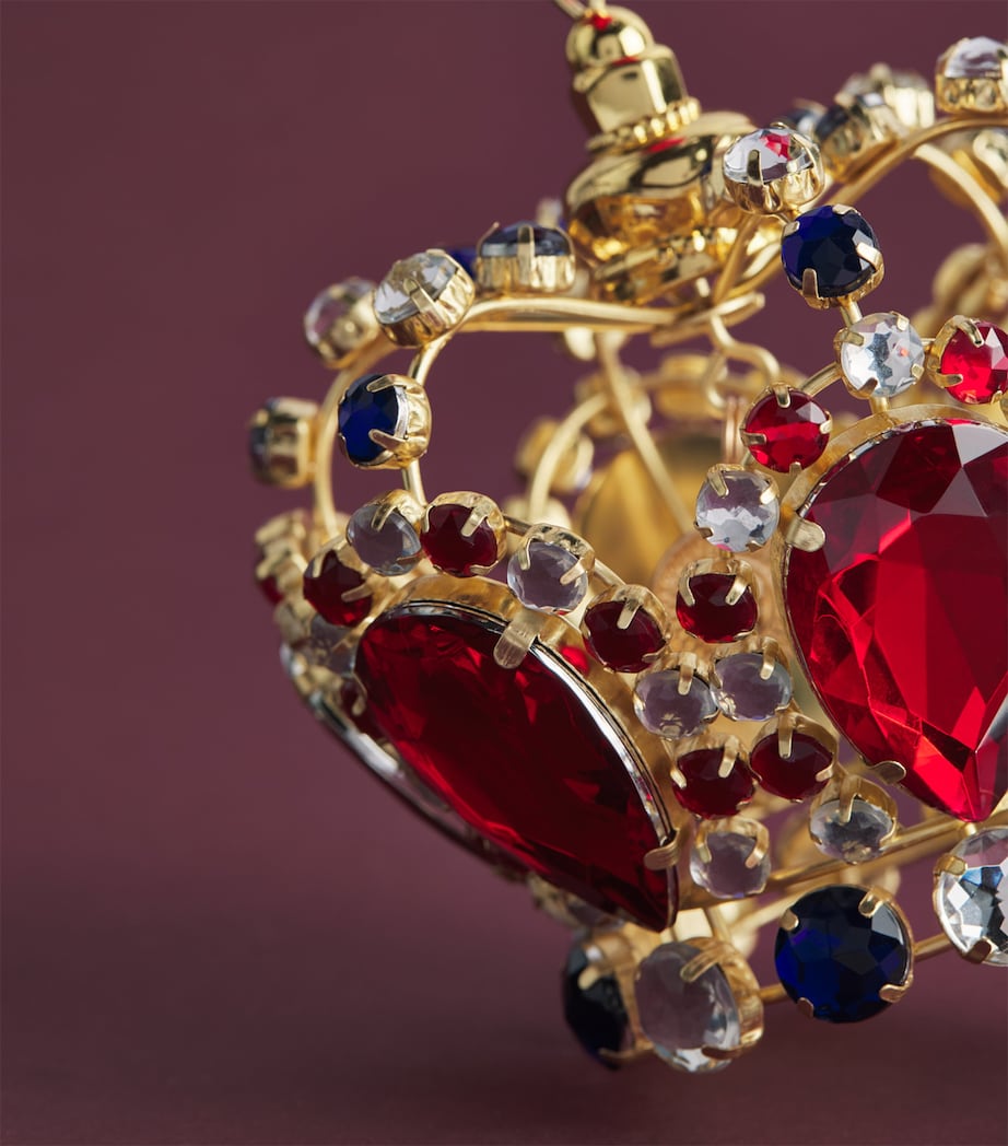 Harrods Embellished Crown Tree Decoration Image 2