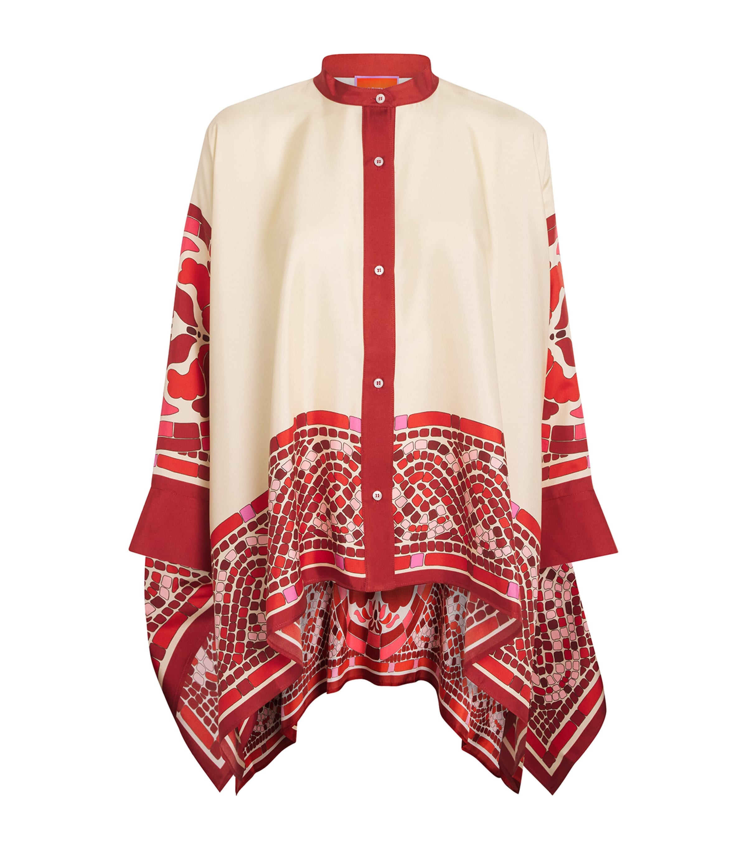 La Doublej 'foulard' Silk Shirt In White