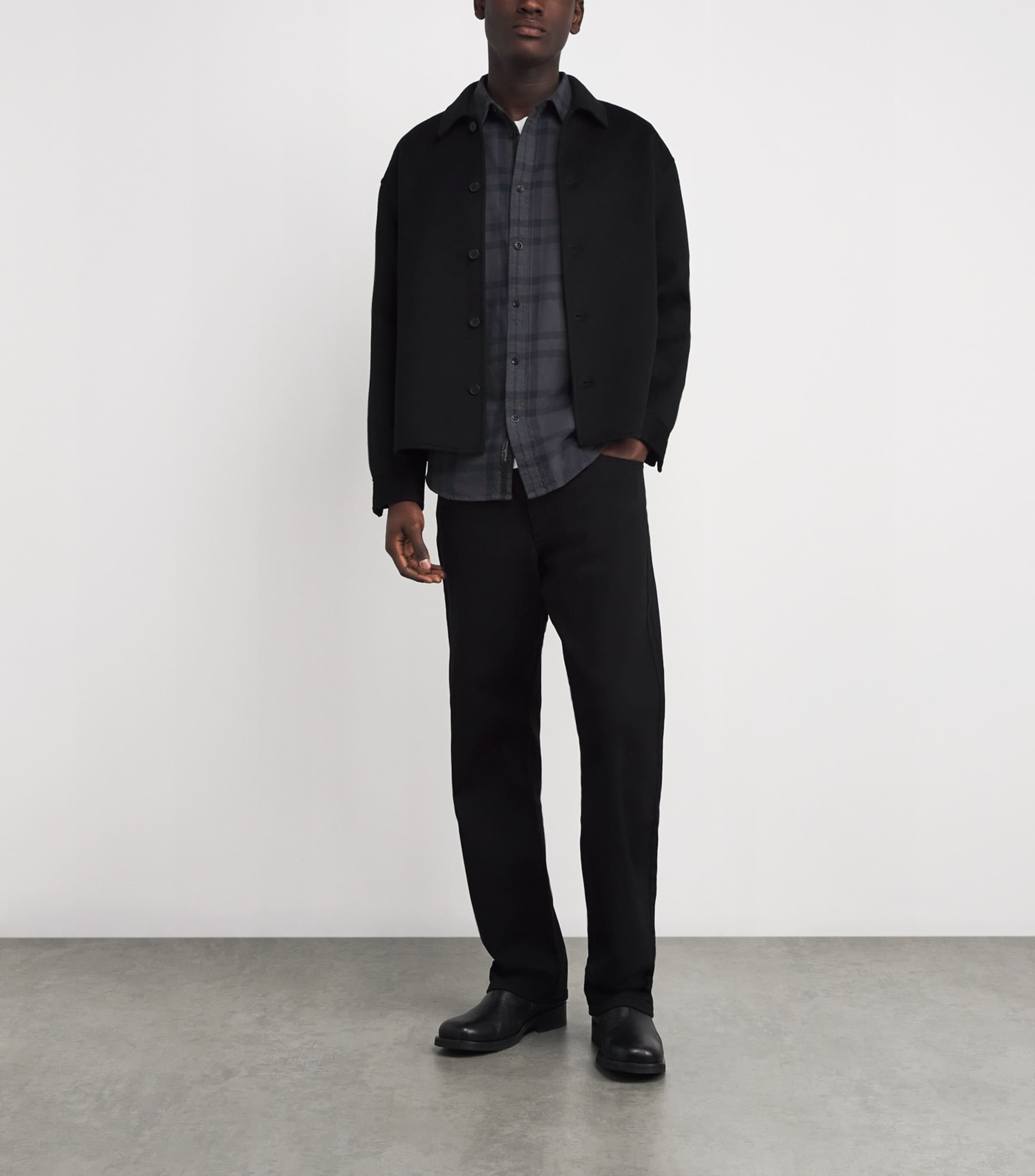 Cotton Check Shirt OMBRE Image 2