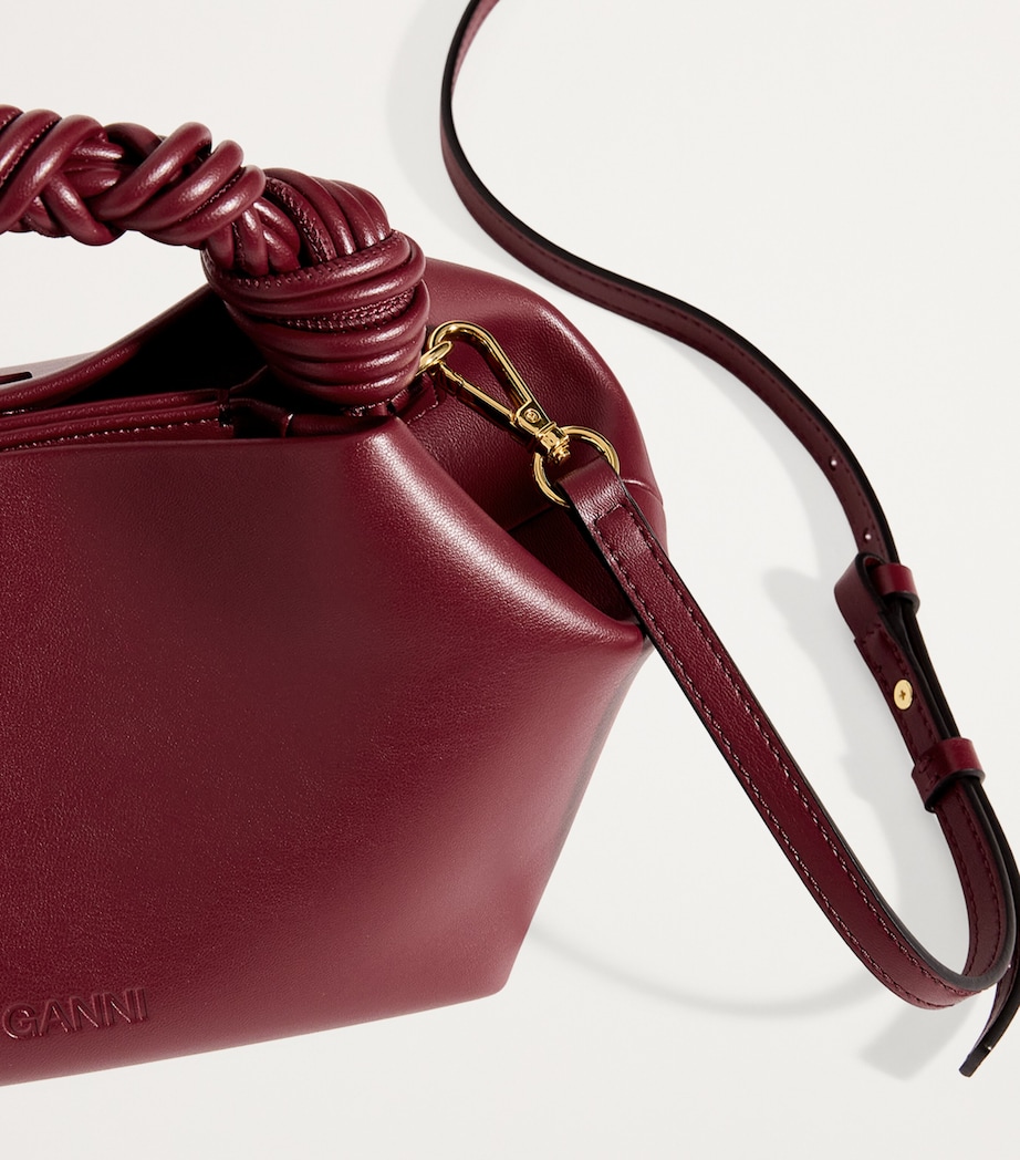 Small Bou Top-Handle Bag 436BURGUNDY Image 4