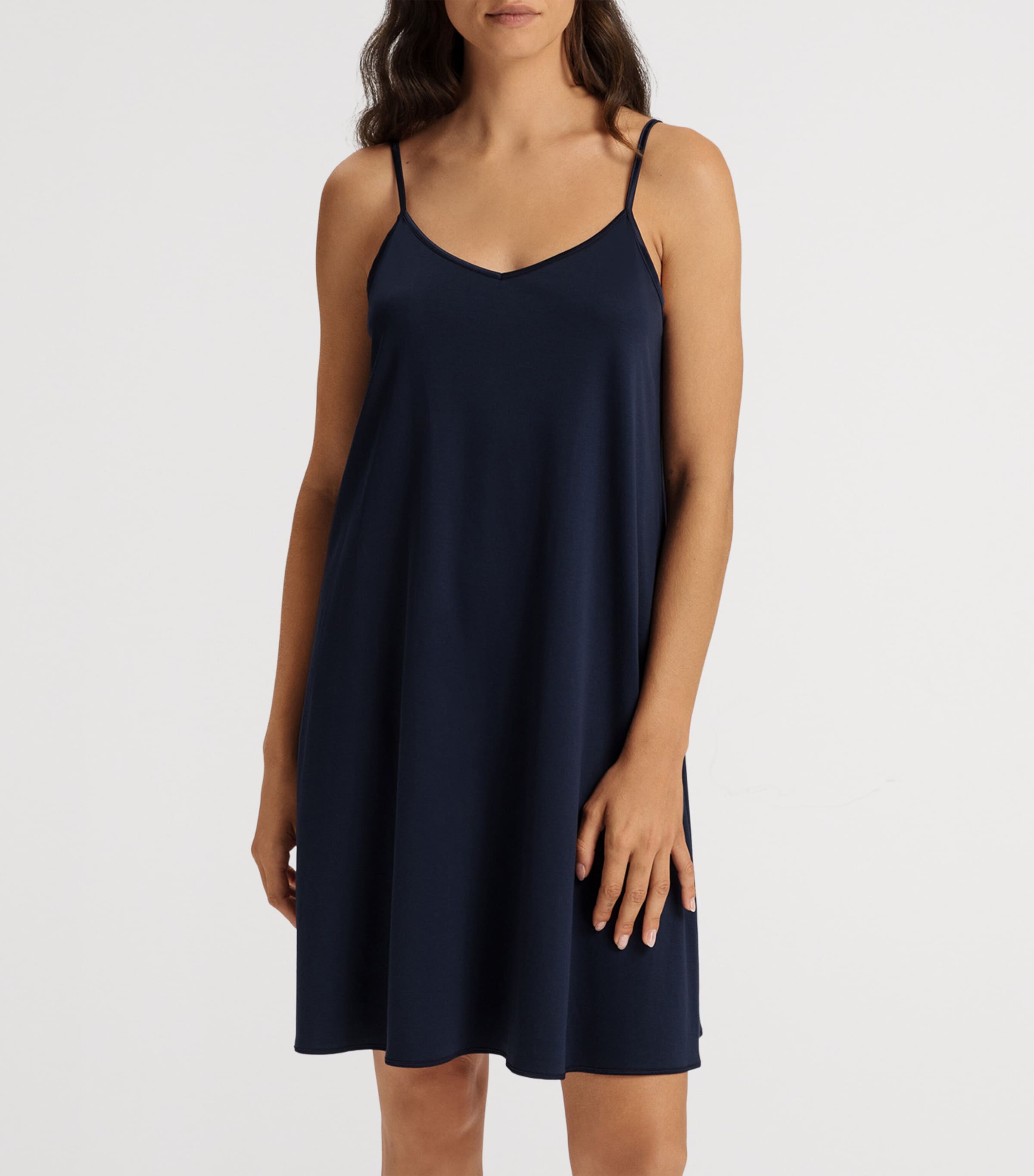 Cotton Nightdress DEEP NAVY Image 2