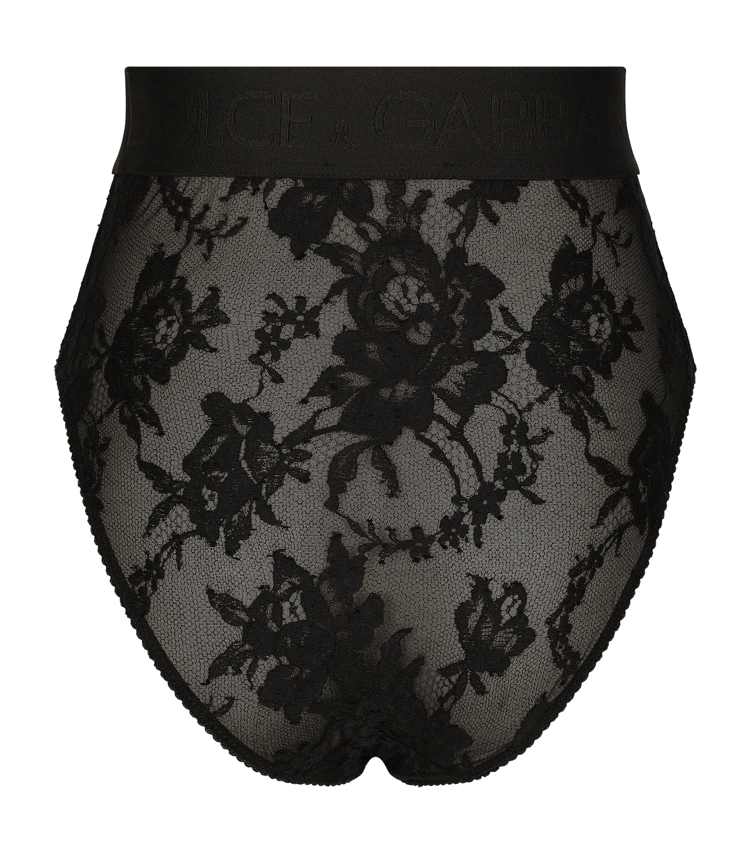 Lace Briefs N0000-BLACK Image 3