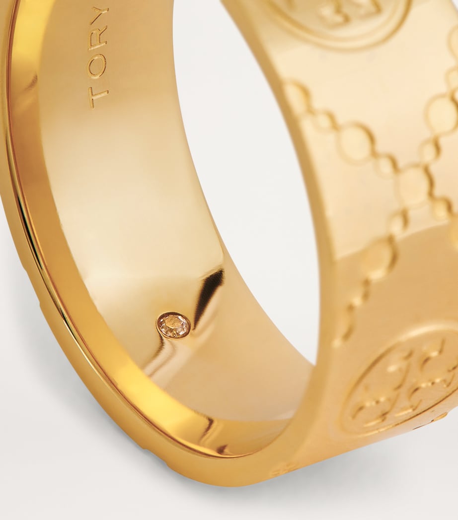 Double T Monogram Ring TORY GOLD Image 6