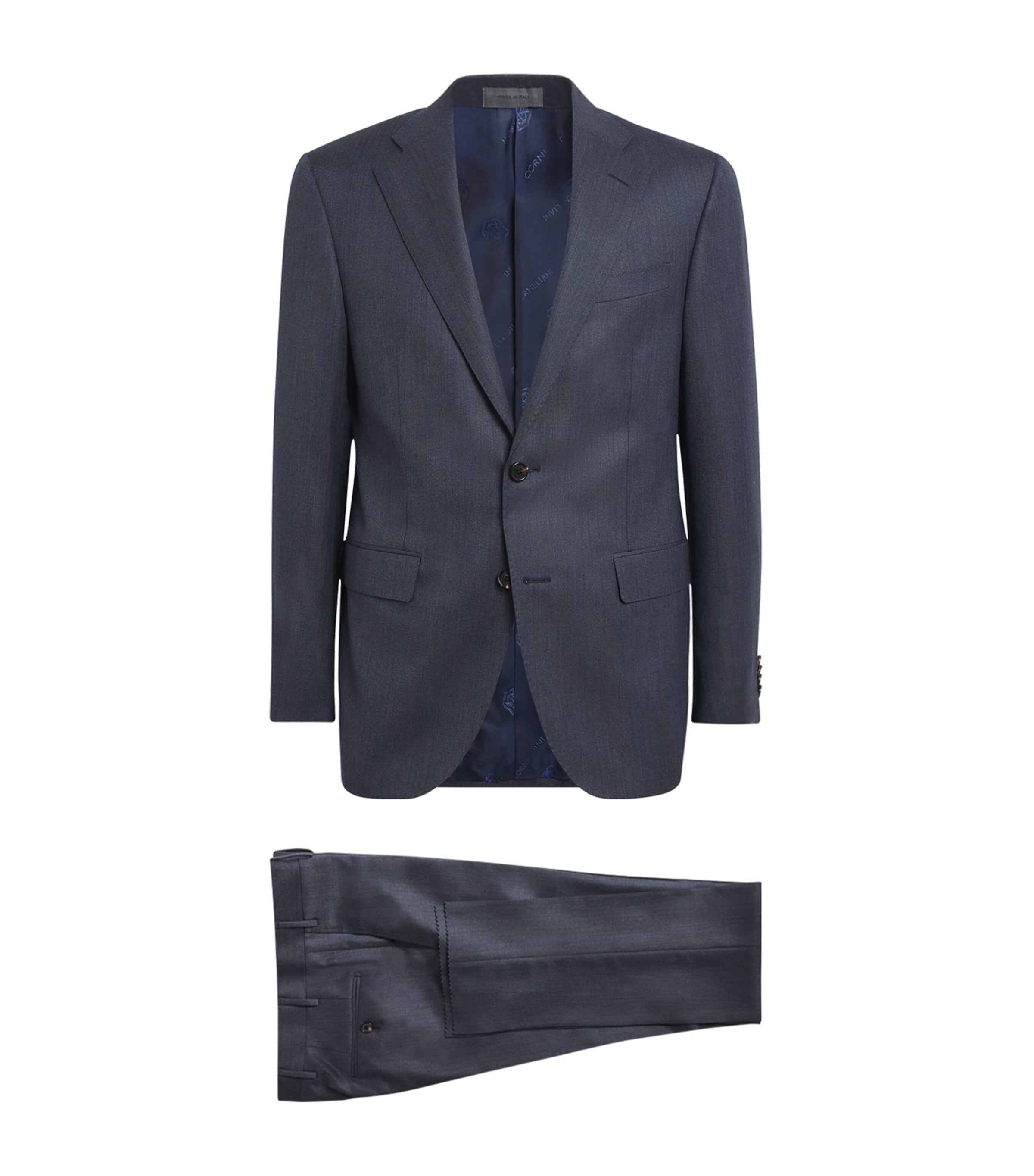 Corneliani Virgin Wool 2-piece Suit In Blue