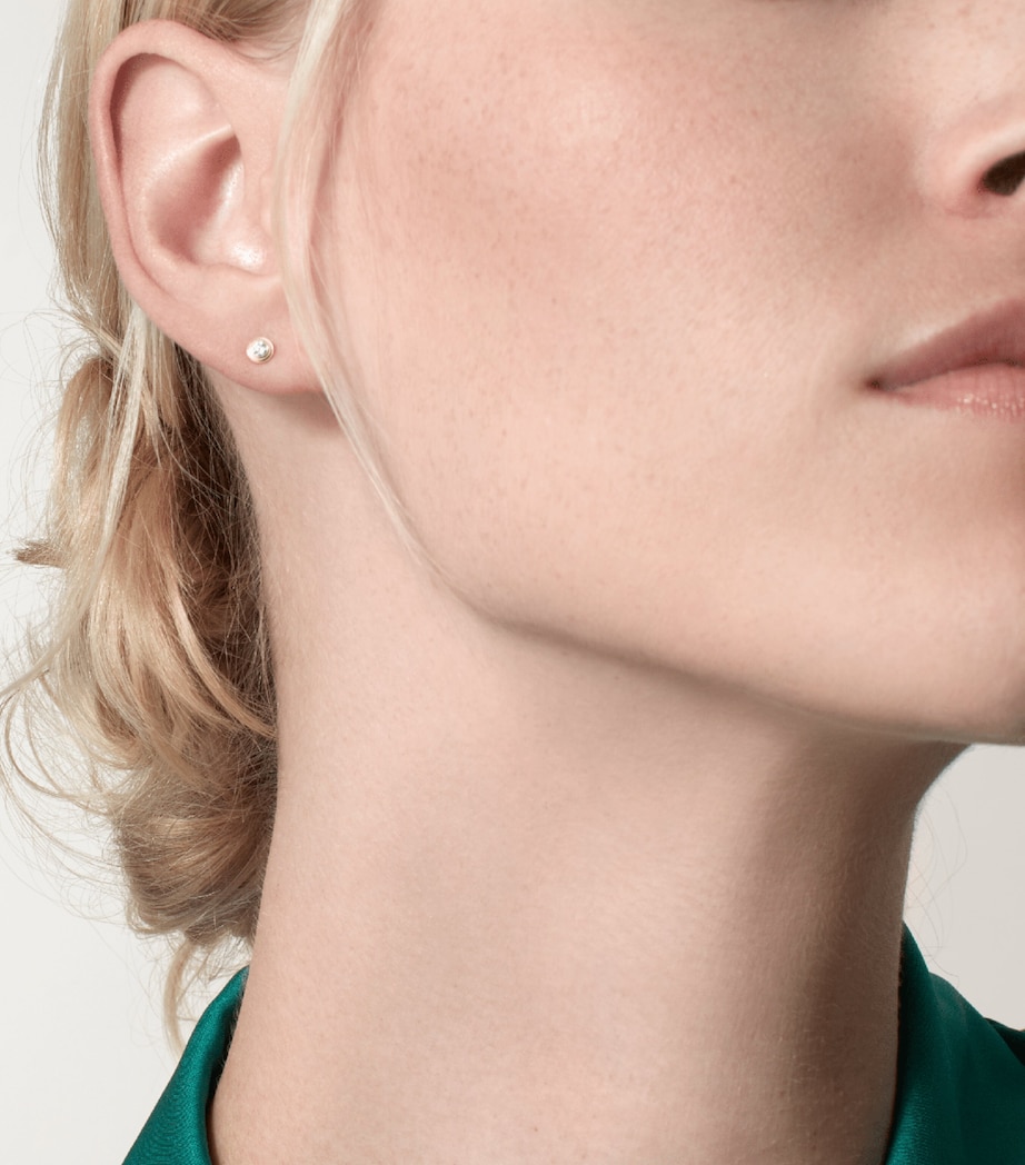 Extra-Small Yellow Gold and Diamond Cartier d'Amour Earrings YELLOW GOLD Image 2