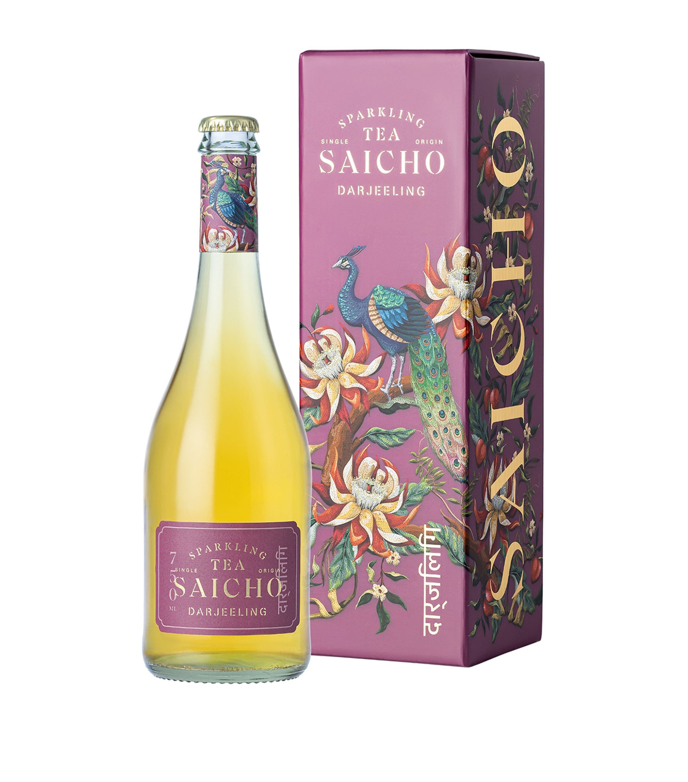 SAICHO Darjeeling Sparkling Tea (75cl) | Gifts | Wine & Spirits | Low & No Alcohol | Tea | Loose Leaf Tea | Food | Free From | Halal