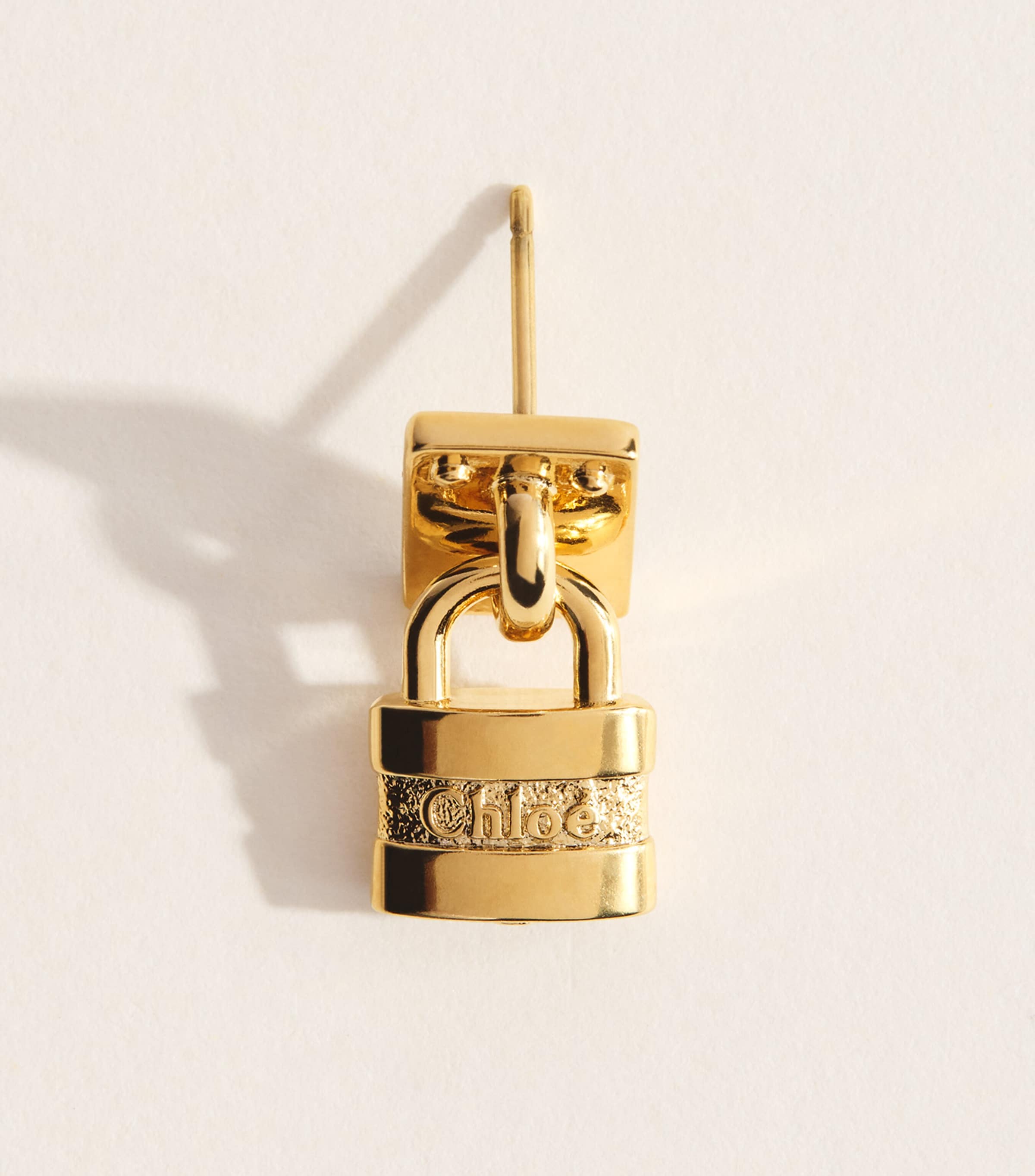 Chloé Mini Paddington Earrings Vintage Gold Image 4