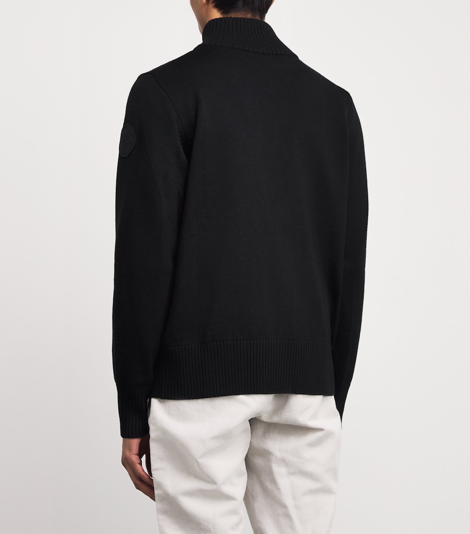 Rosseau Quarter-Zip Sweater BLACK 9061 Image 4