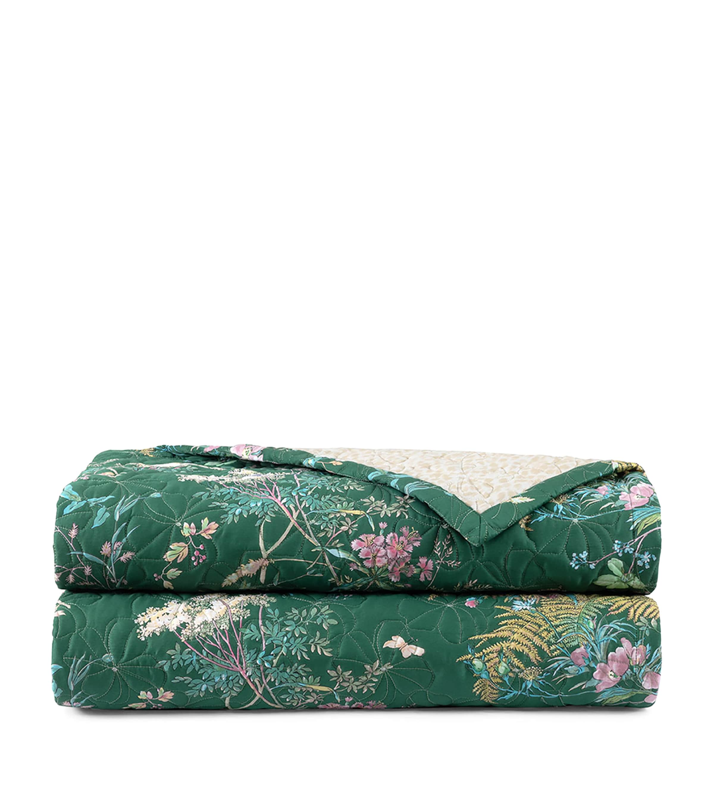 Organic Cotton Reversible Contes King Bedcover (250cm x 250cm) MULTICOLOURED Image 1