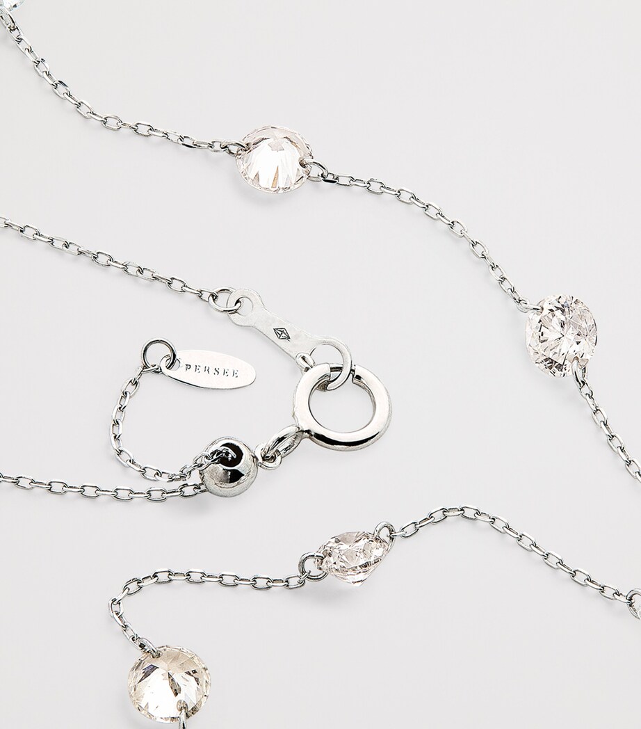 Persée White Gold and Diamond 7-Stone Danaé Necklace White Gold Image 4