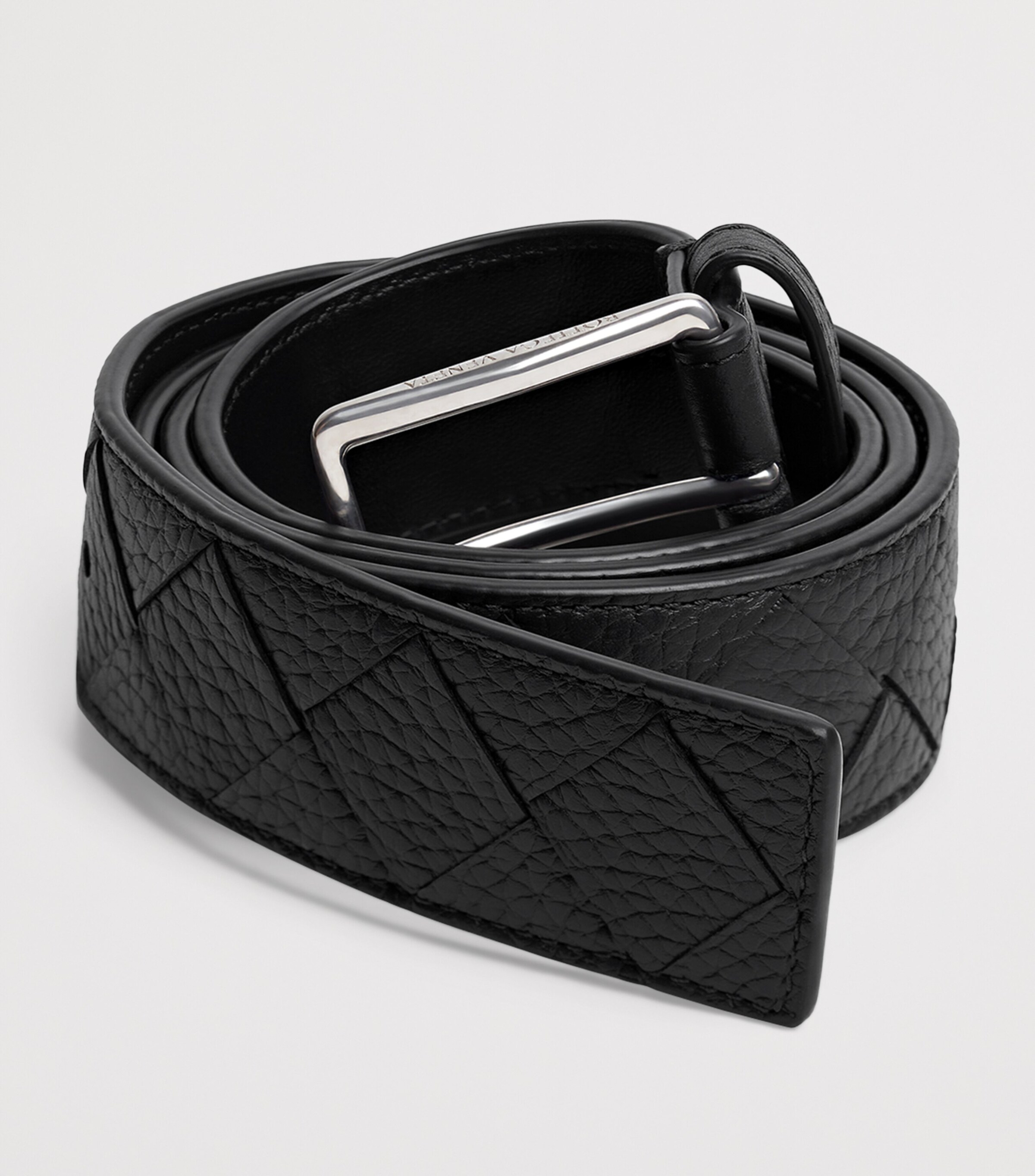 Leather Intrecciato Belt 8803 Image 3
