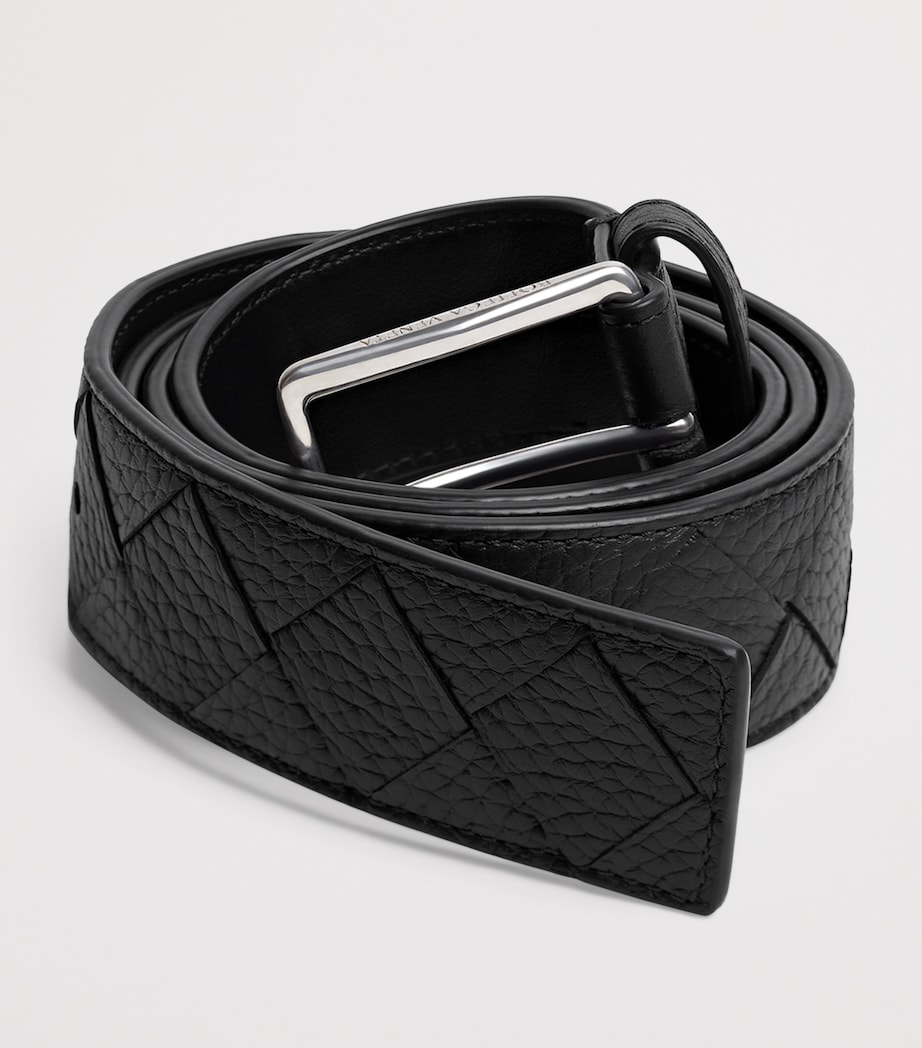 Leather Intrecciato Belt 8803 Image 3