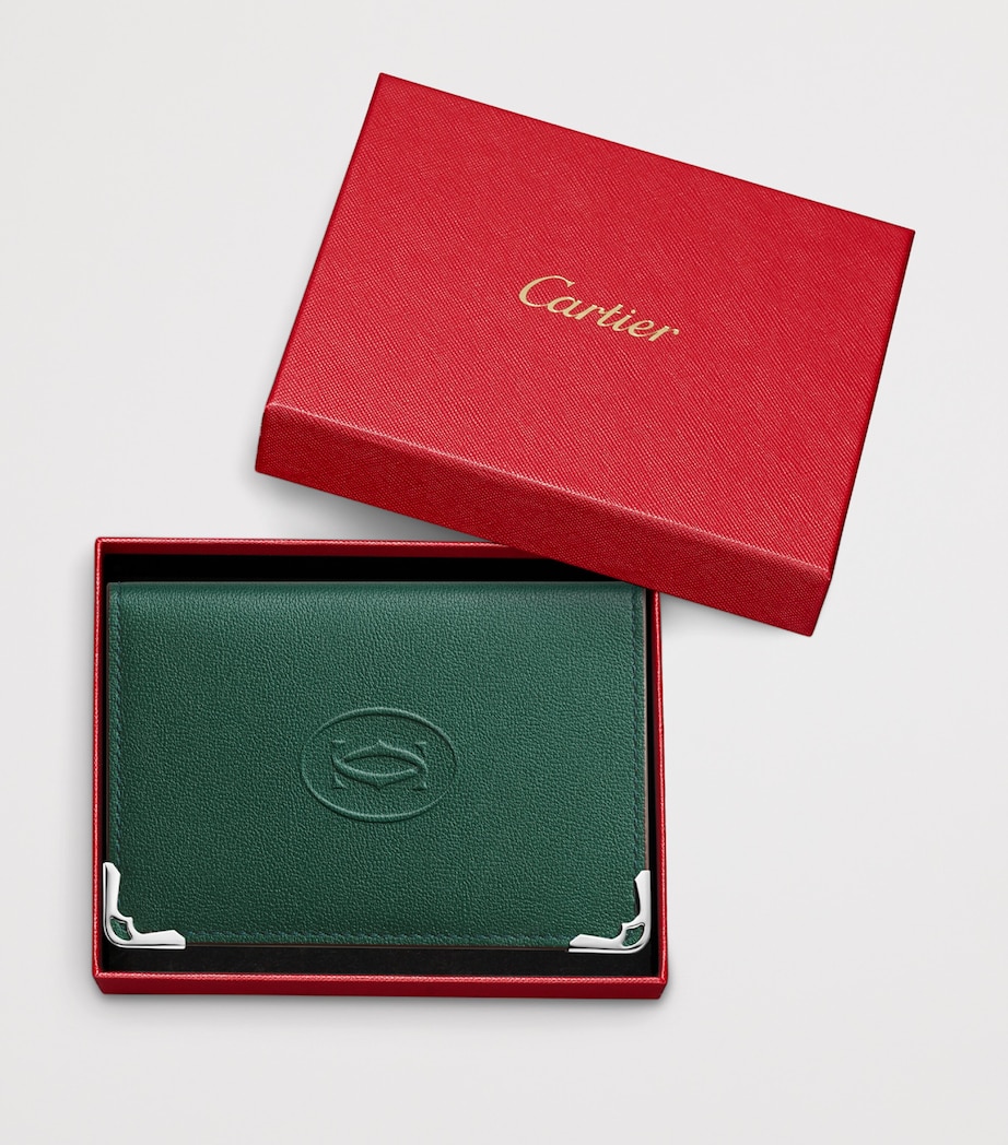 Cartier Leather Must Card Holder Green Image 4