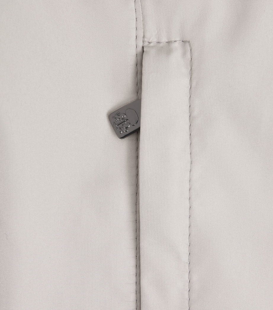 Water-Resistant Bomber Jacket 025 GREY DYED STEEL Image 5