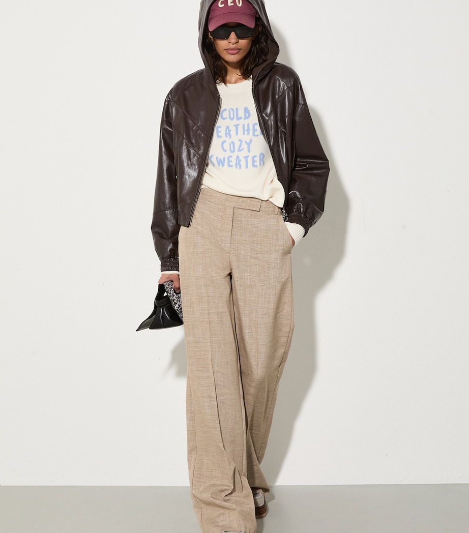 Wool-Cashmere Embroidered Sweater VANILLA Image 2