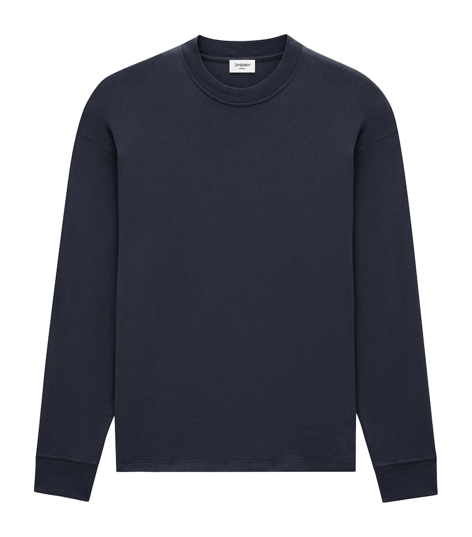 Cotton Crew-Neck Sweatshirt 4140 Image 1