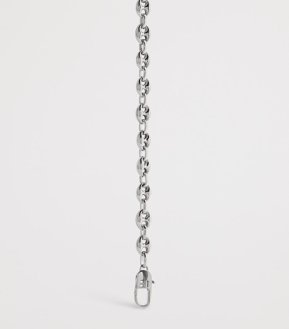 Sterling Silver Marine Link Chain Bracelet SILVER COLOUR Image 4