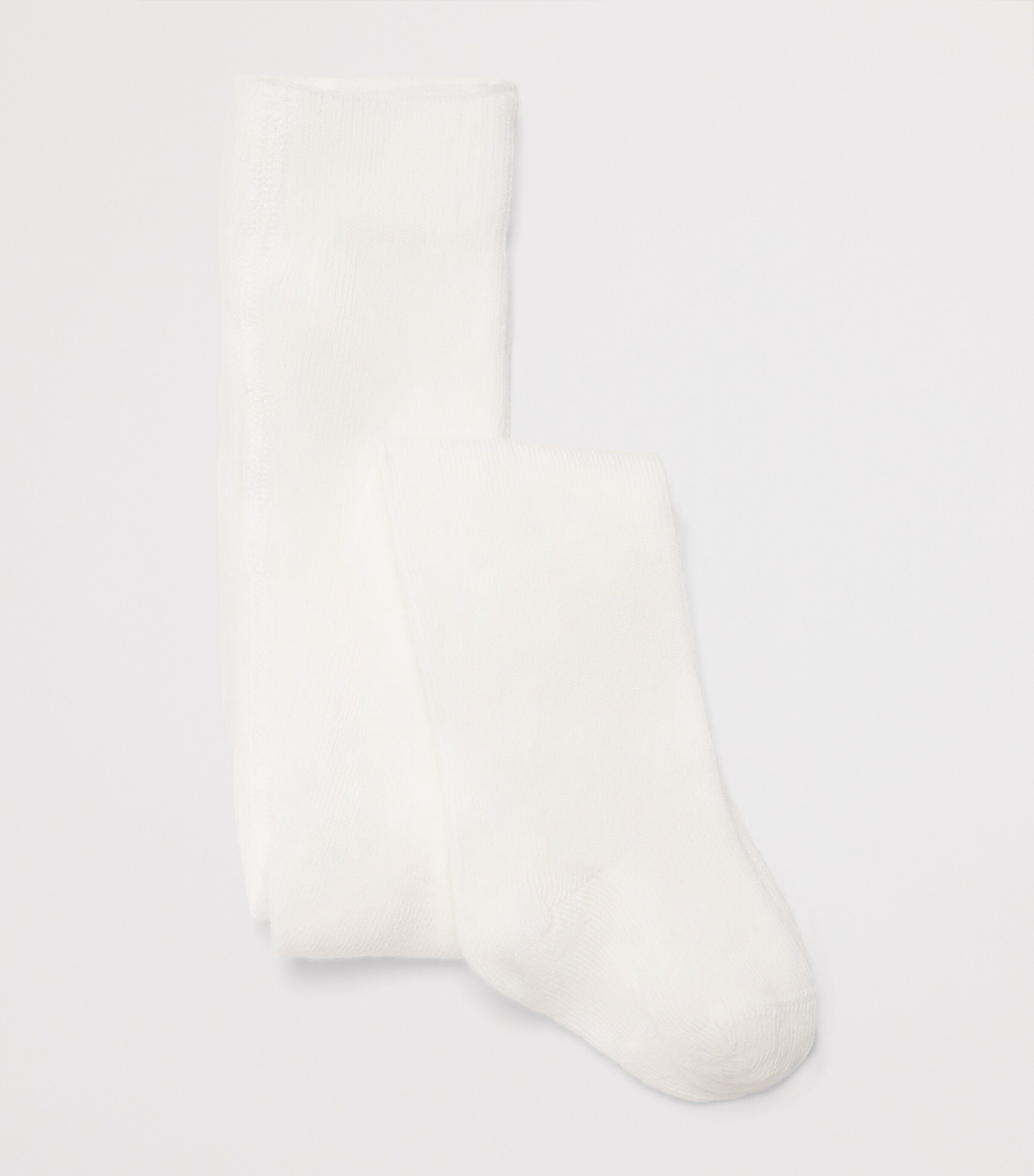 Paz Rodriguez Cotton Tights (1-24 Months) Cream Image 2