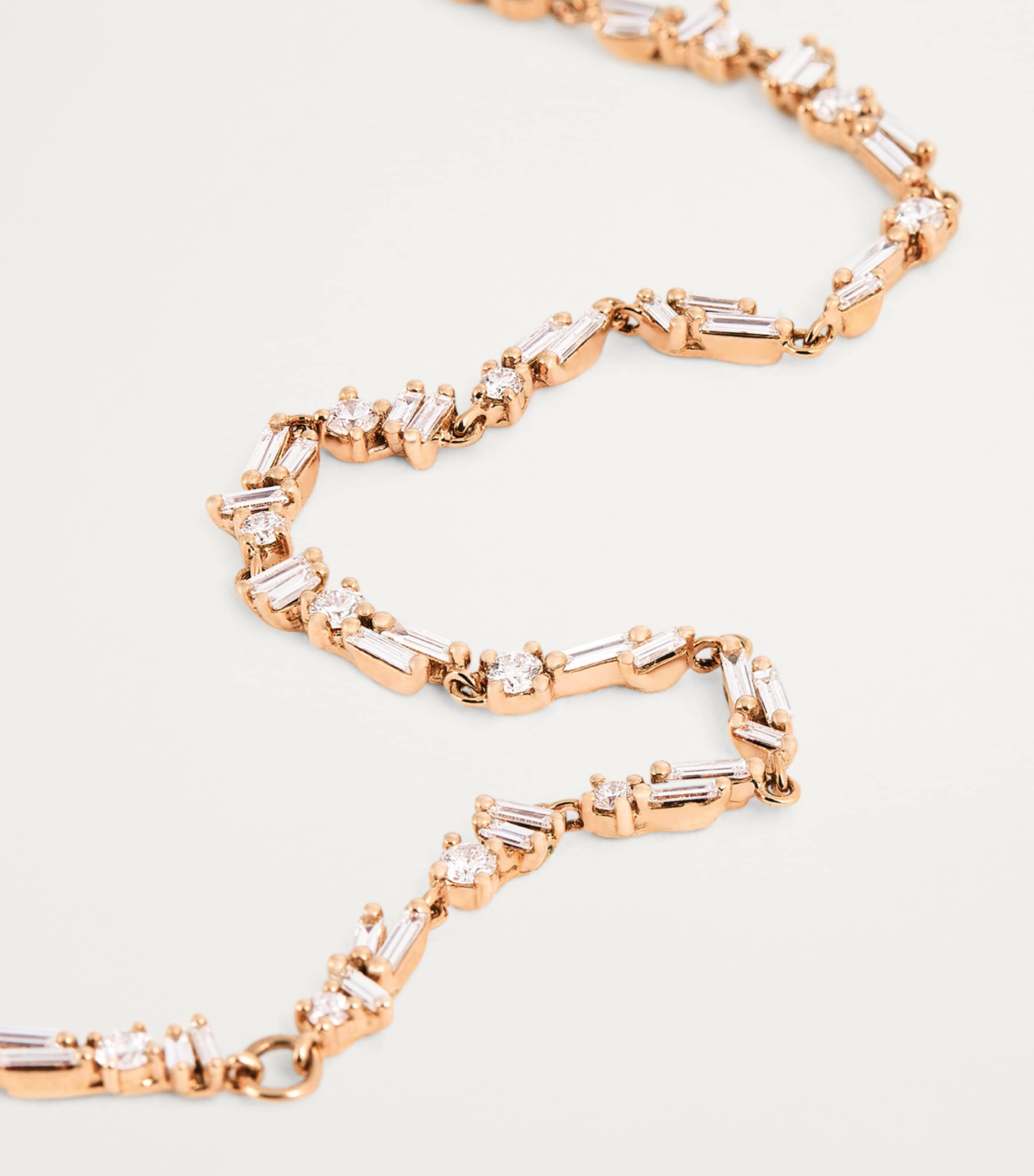 Rose Gold and Diamond Sparkler Bracelet 18K RG/WD Image 4