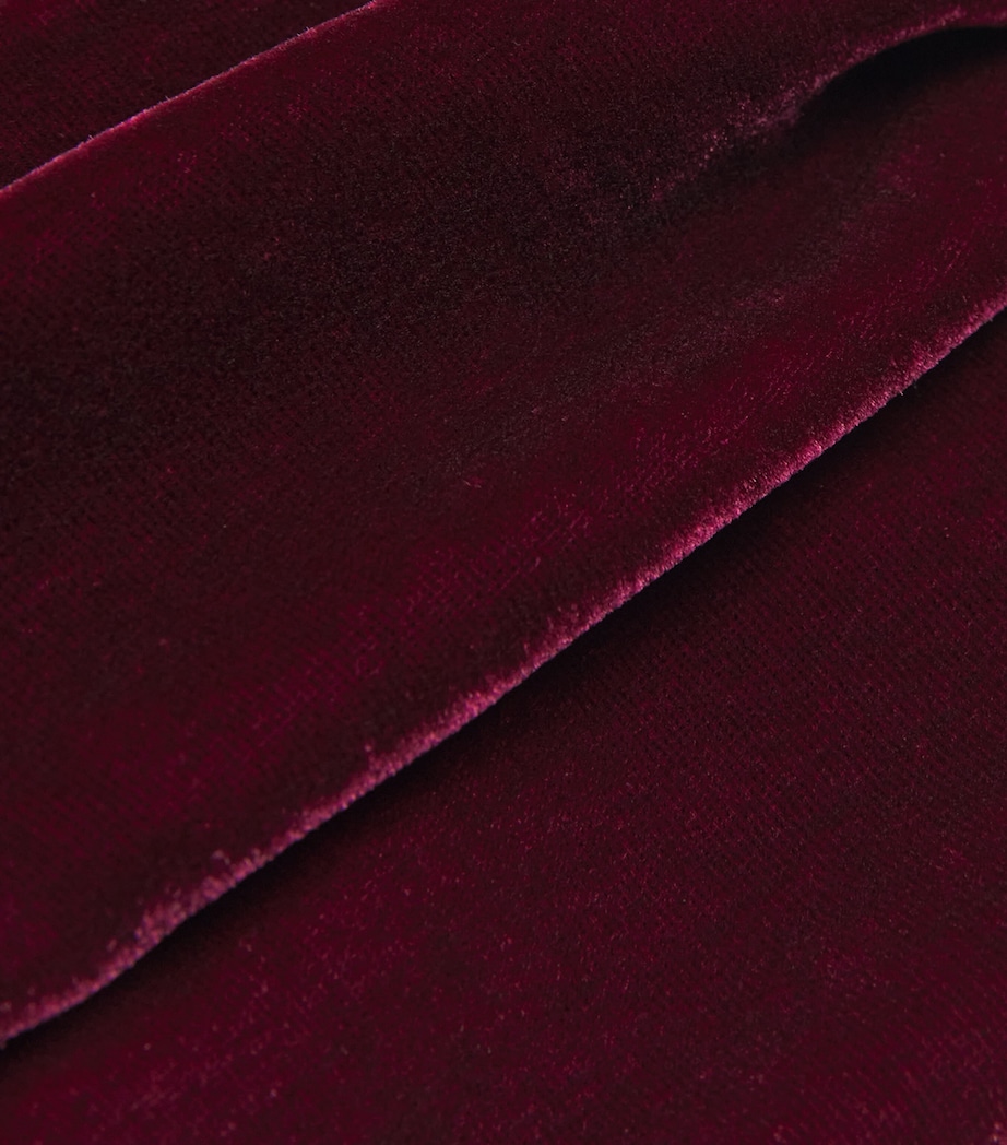 Velvet Pilar Wide-Leg Trousers DARK PORT DKPO Image 5