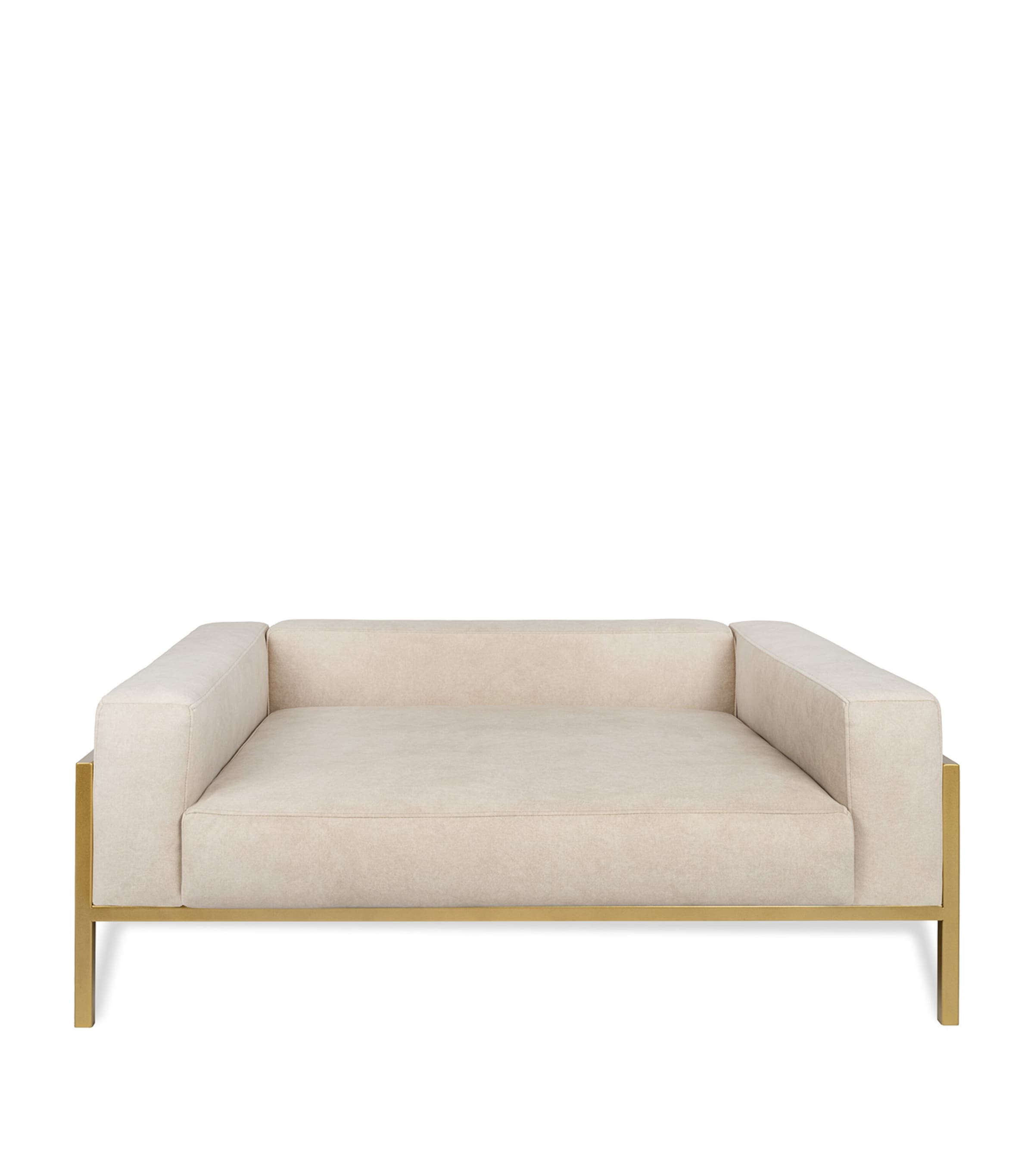 Medium Kensington Dog Sofa BEIGE+GOLD Image 2