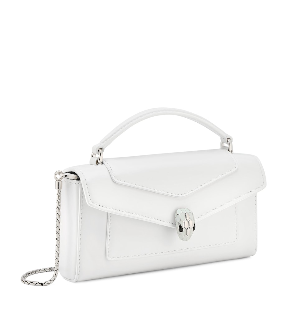 Bvlgari Serpenti Forever Cross-Body Phone Bag White Image 1