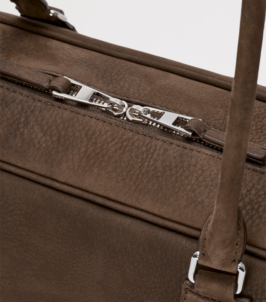 Suede Amazona 31 Top-Handle Bag TUNDRA Image 7