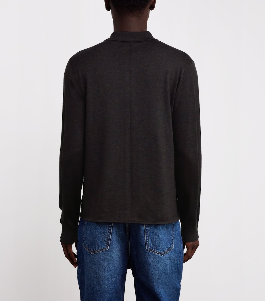 Wool-Cashmere Button-Up Cardigan DKBRN Image 4