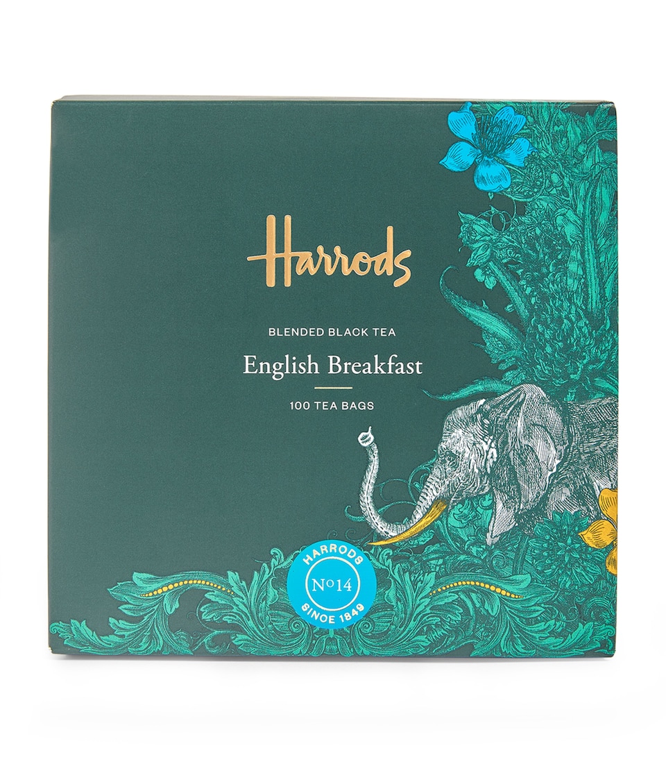 Harrods No. 14 English Breakfast Tea (100 Tea Bags)