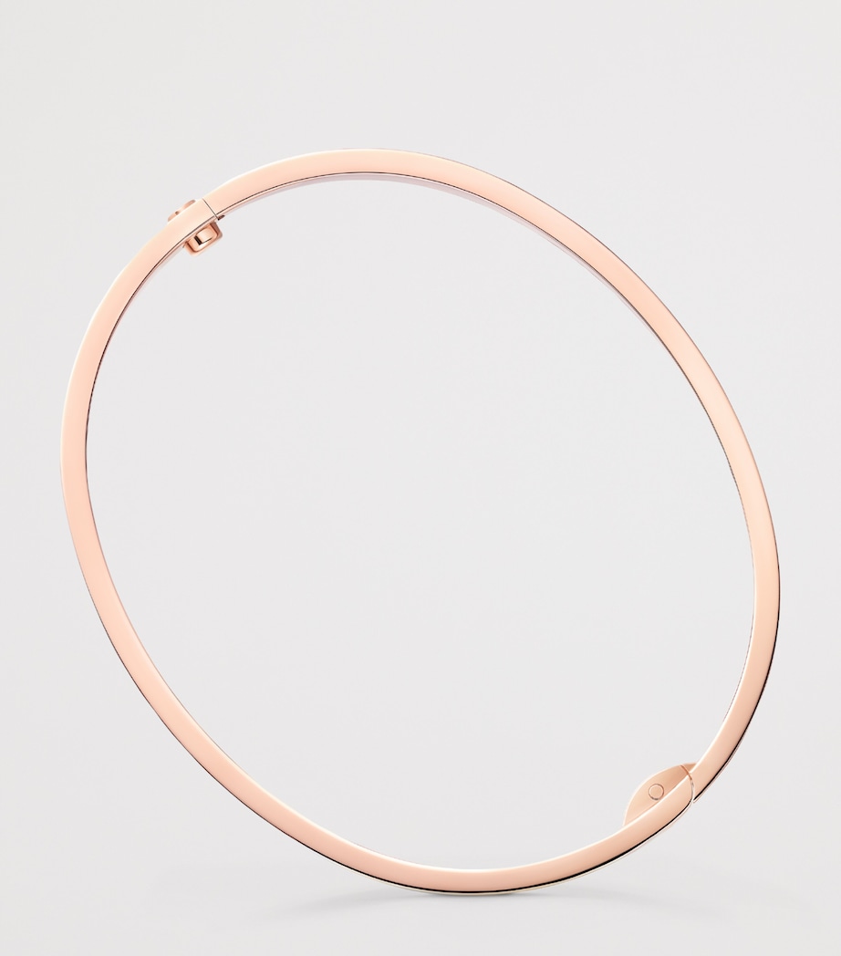 Medium Rose Gold and Diamond LOVE Bracelet ROSE GOLD Image 3