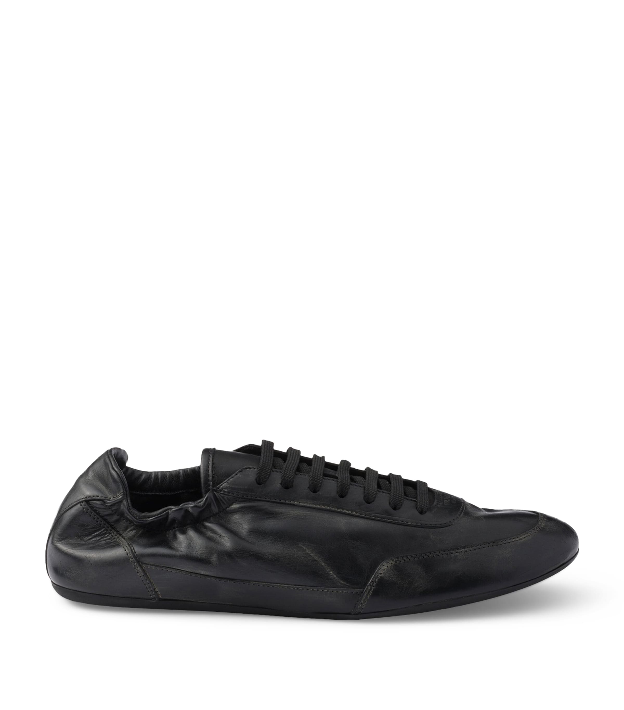 Leather Collapse Sneakers F0002 Image 2