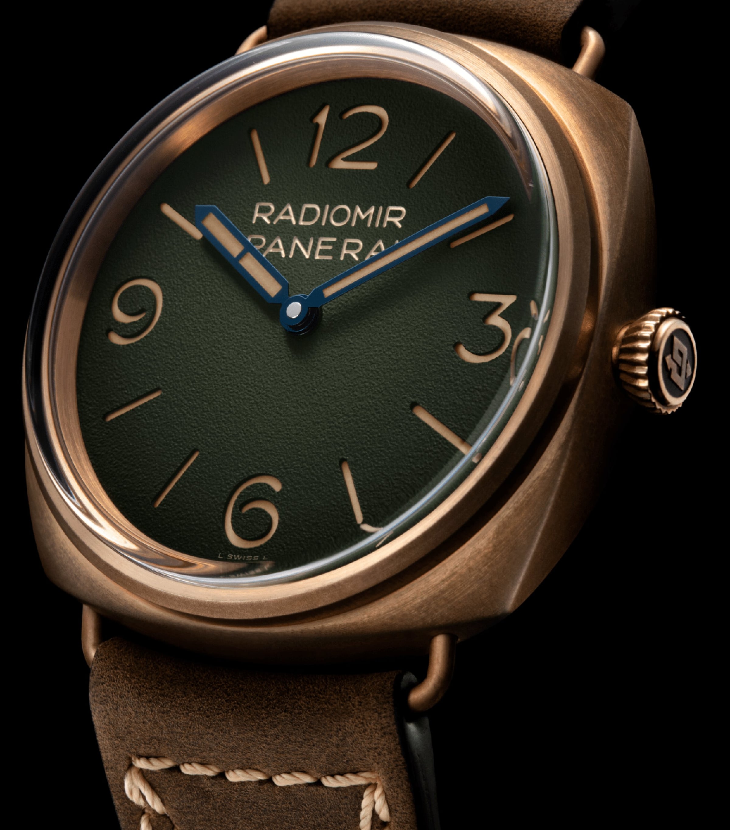 Bronze Radiomir Bronzo Watch 44mm GREEN Image 3
