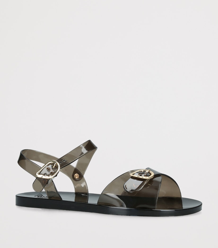 Ancient Greek Sandals Jelly Irini Sandals Black Image 3