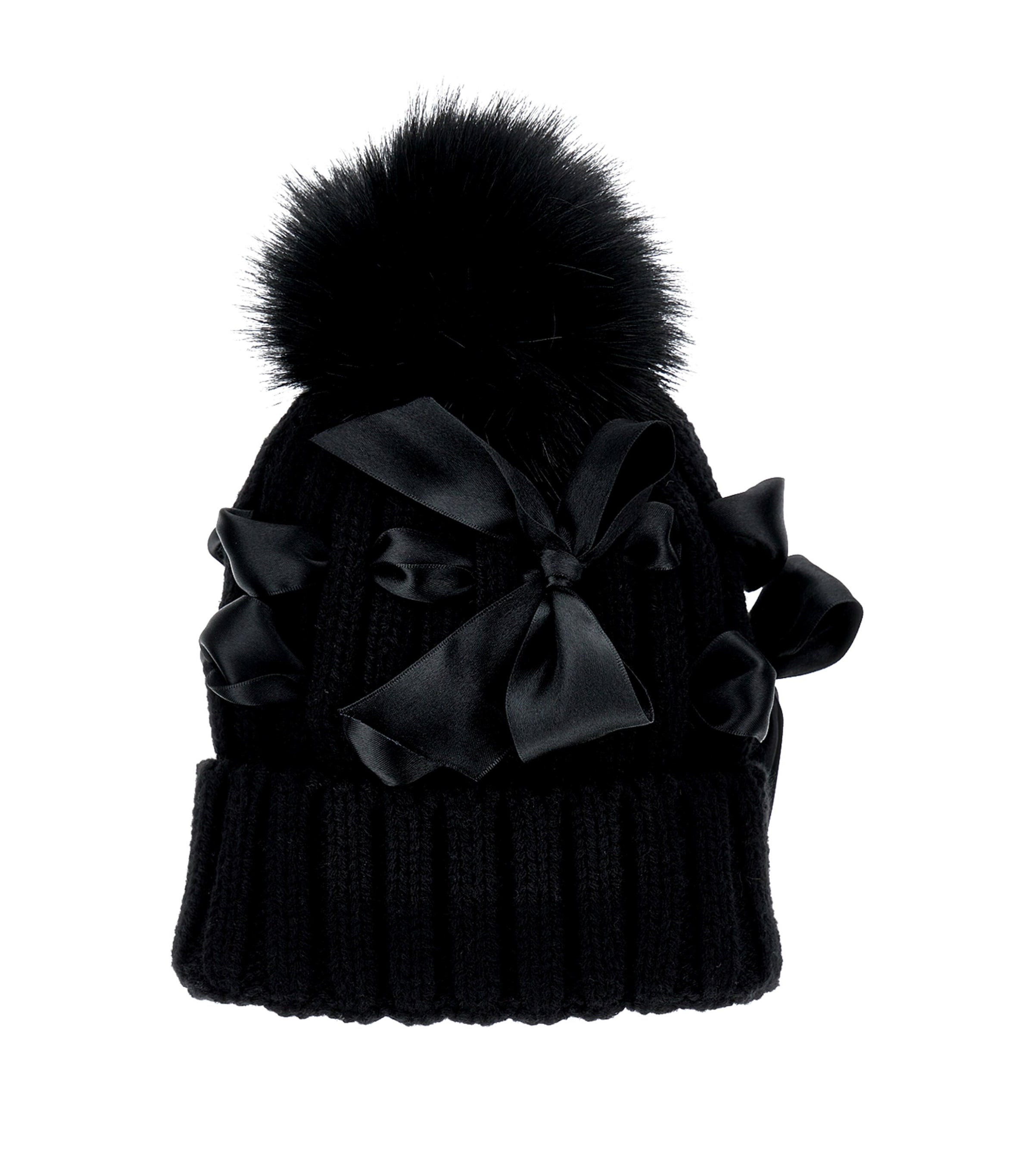 Bow Beanie NERO Image 1