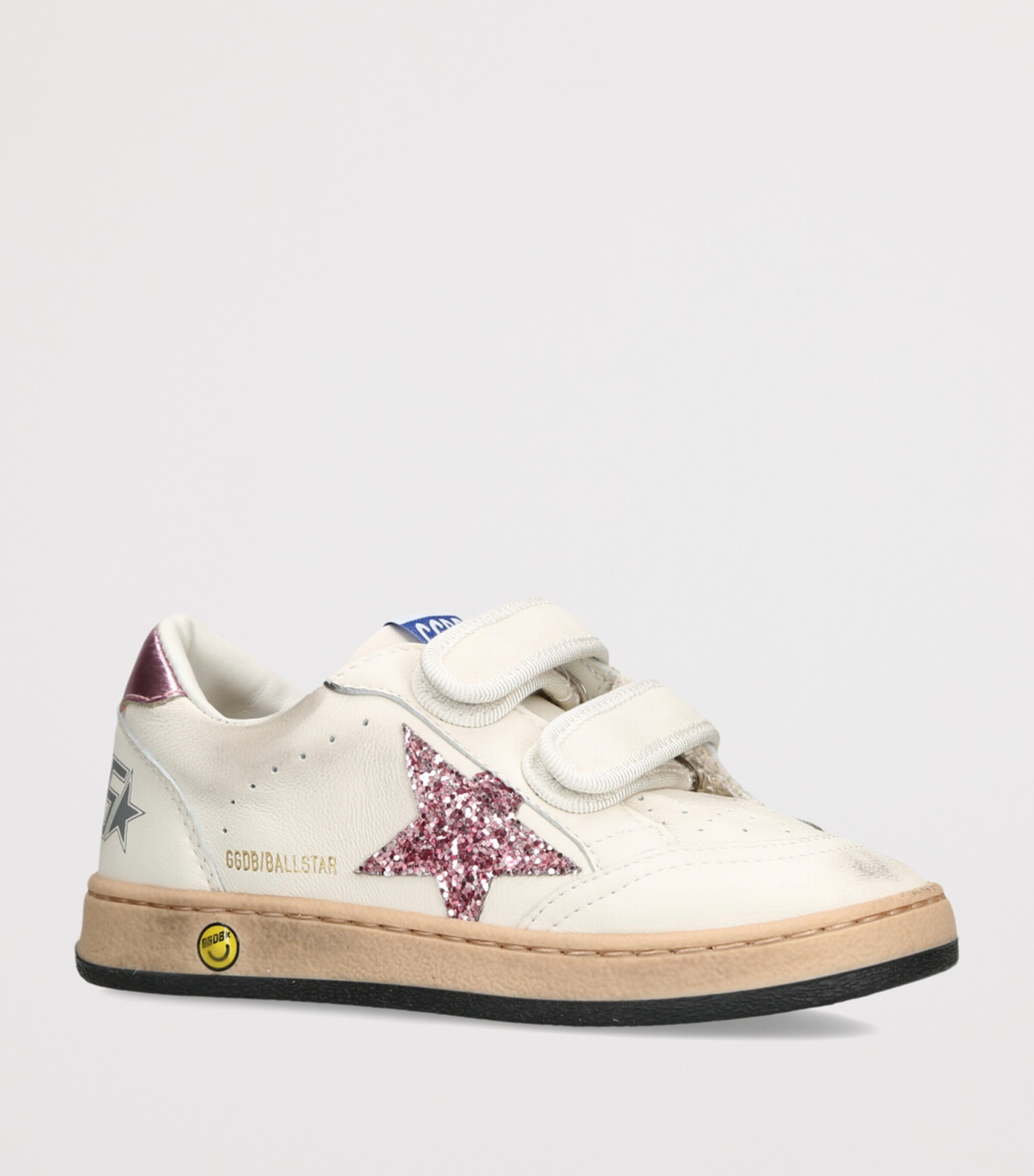 Leather Ball Star Sneakers PINK COMB Image 3