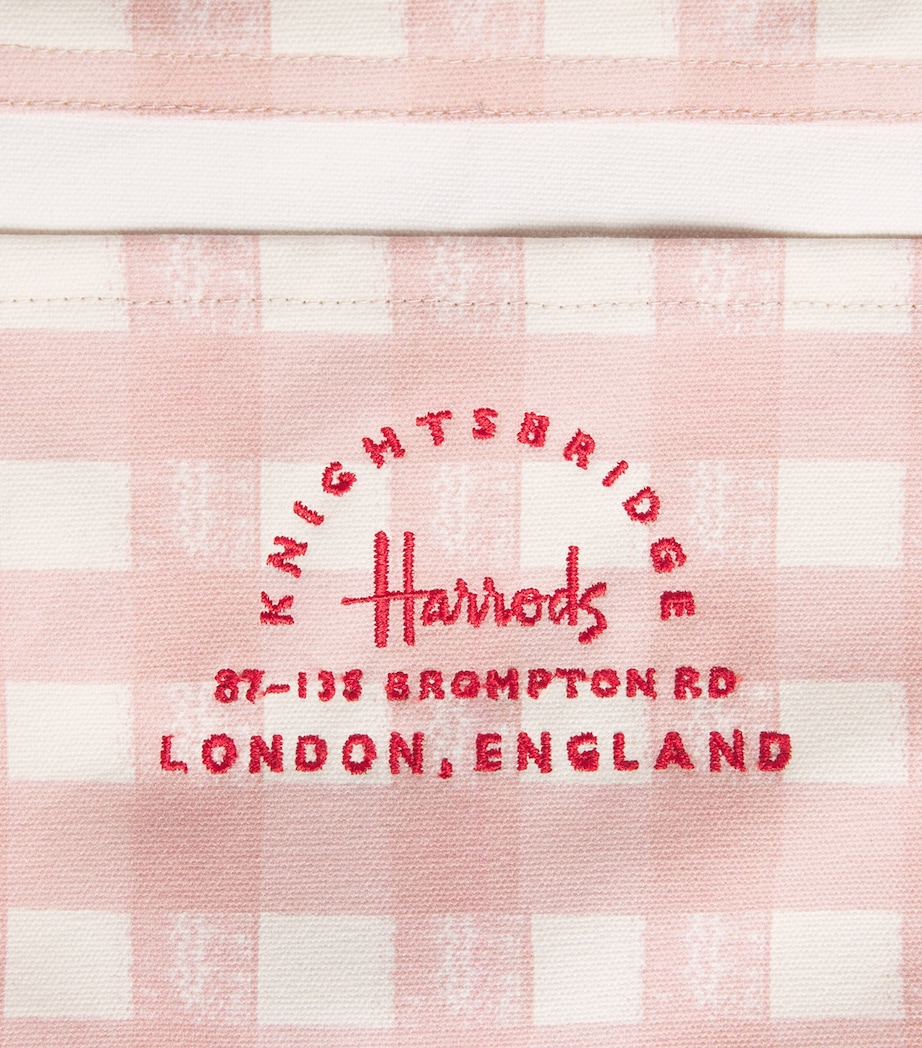 Harrods Cotton Canvas Jam Tote Bag Neutral Image 3