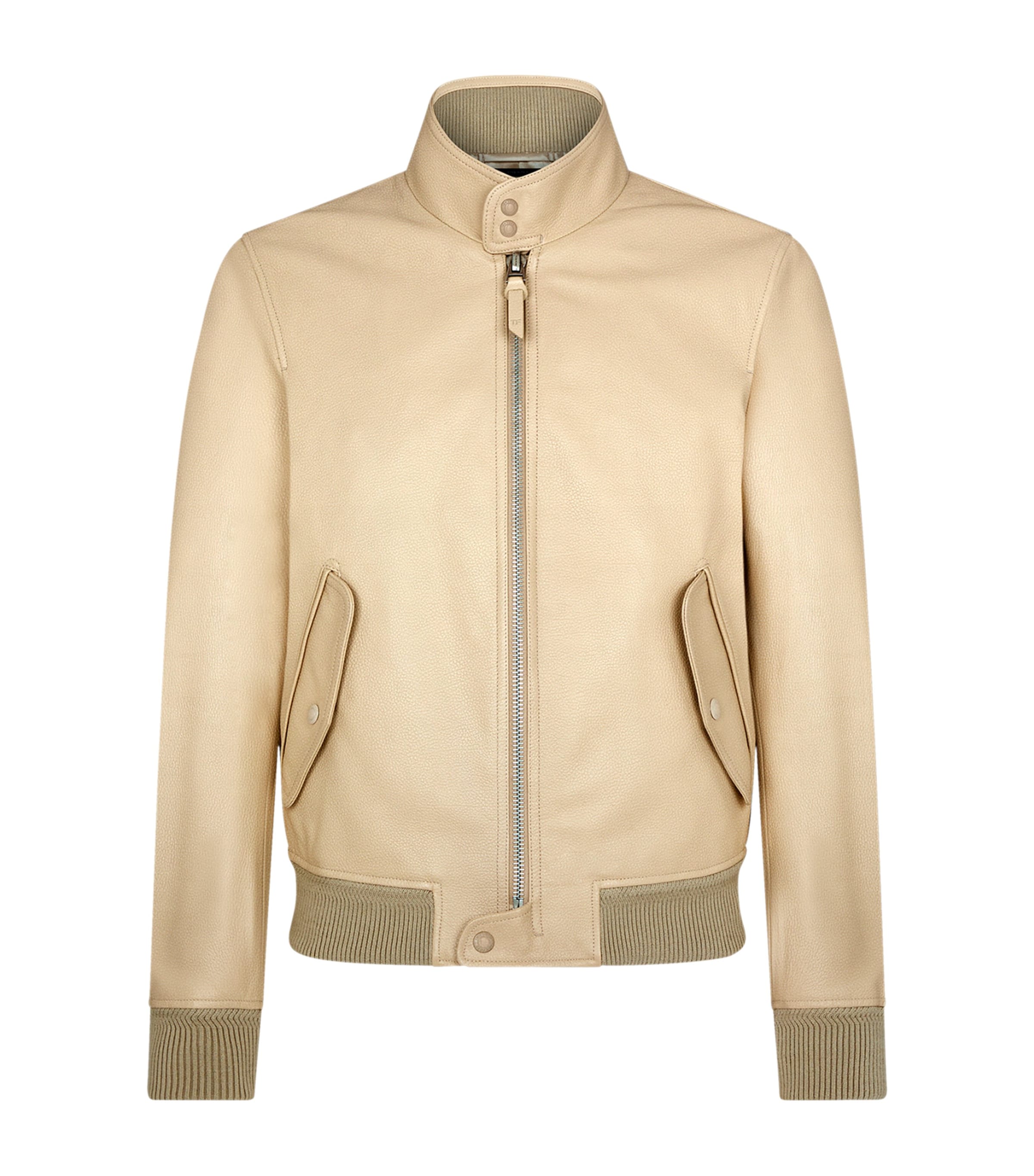 Tumbled Leather Harrington Jacket JB151 Image 1