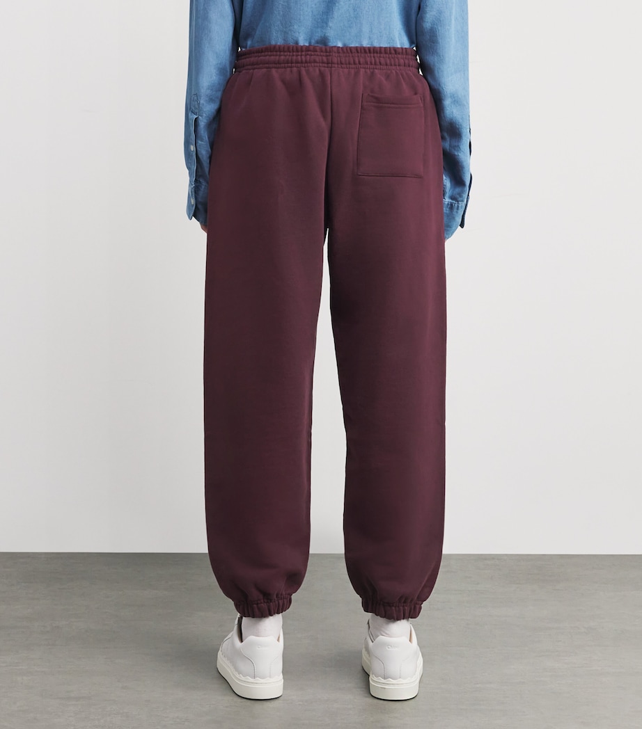 Organic Cotton Sweatpants   DARK CHERRY Image 4
