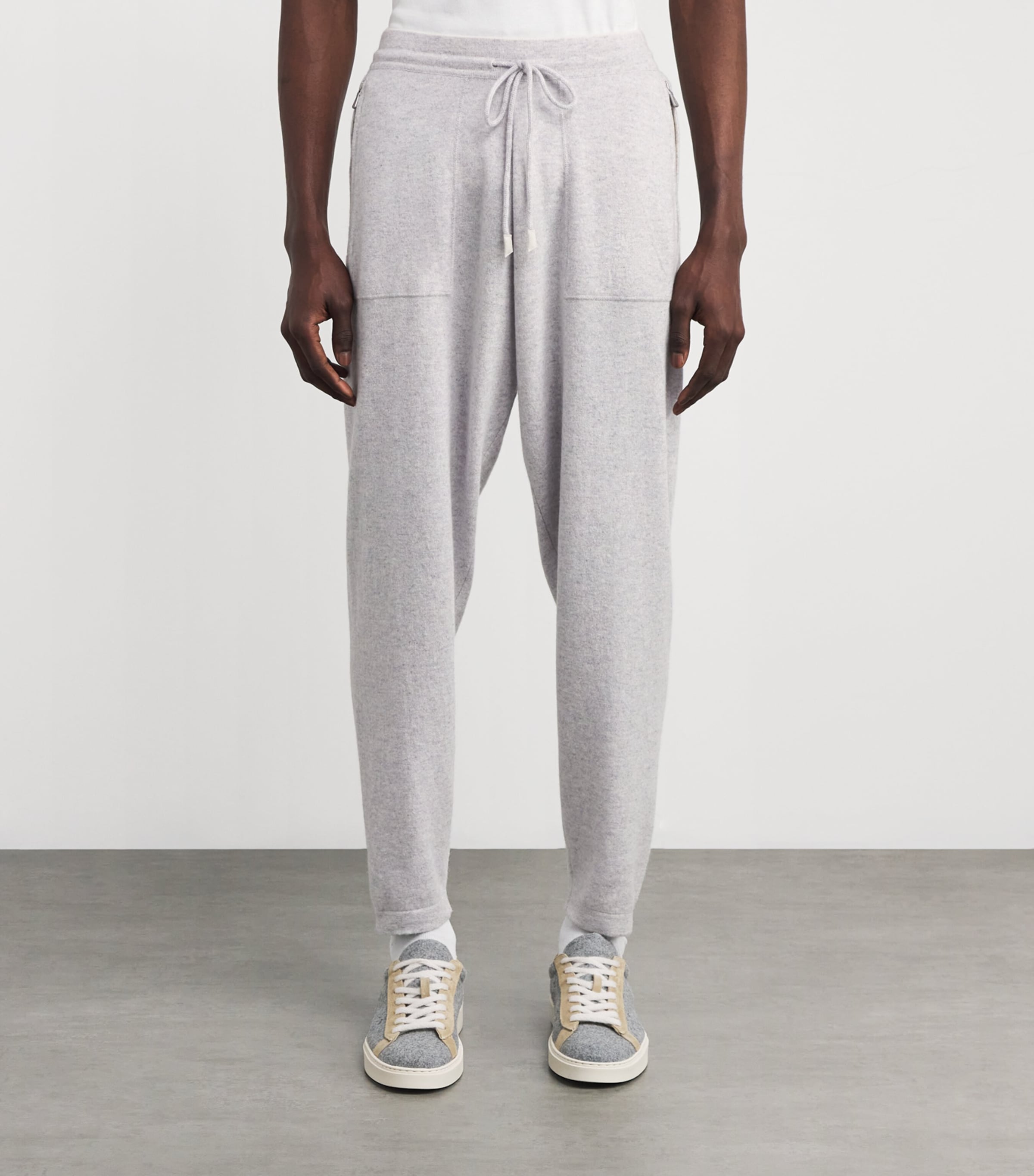 Cashmere Cuffed Sweatpants GRIGIO CHIARO E SABB Image 3