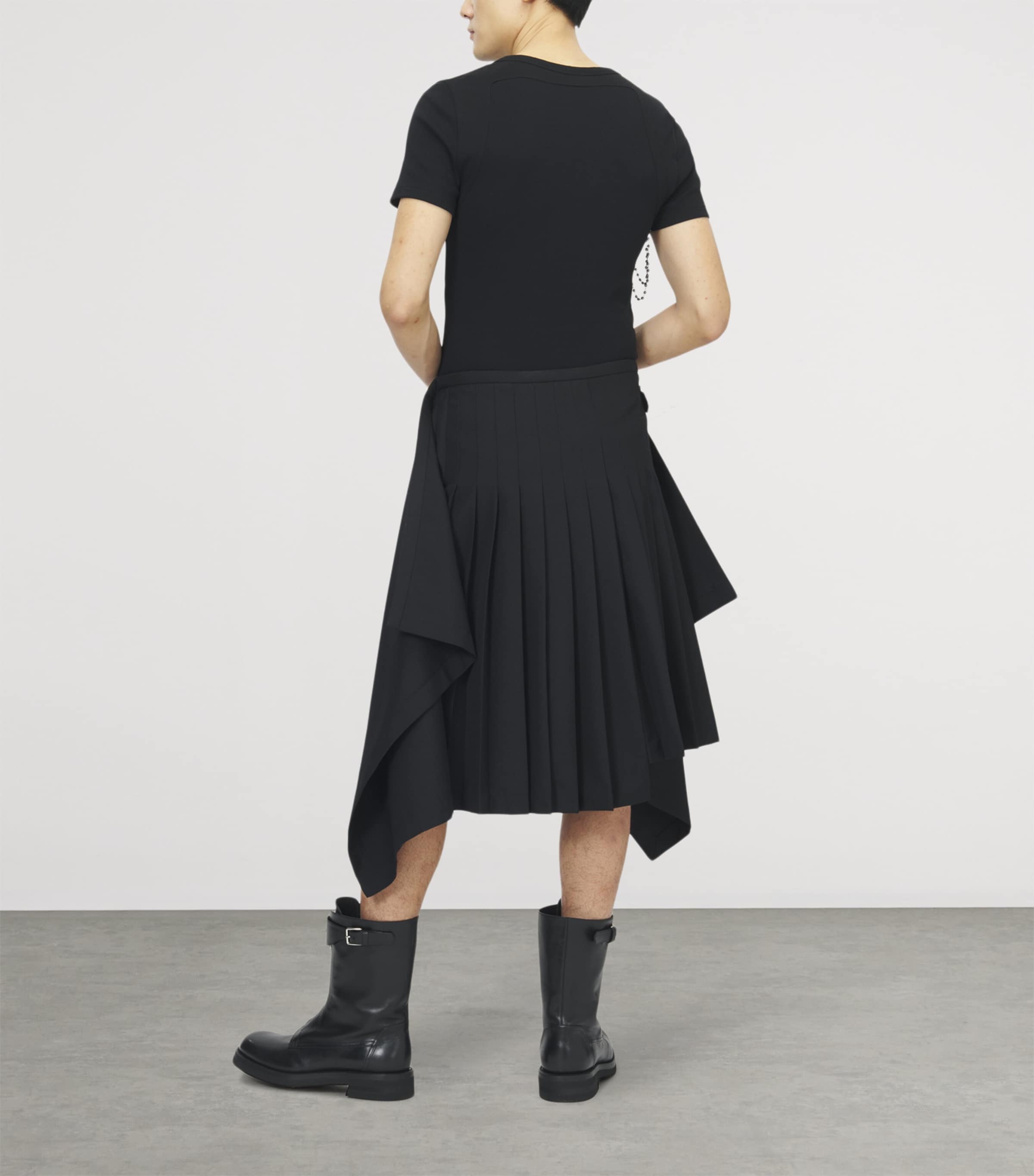 McQueen Mens Draped Kilt Image 4