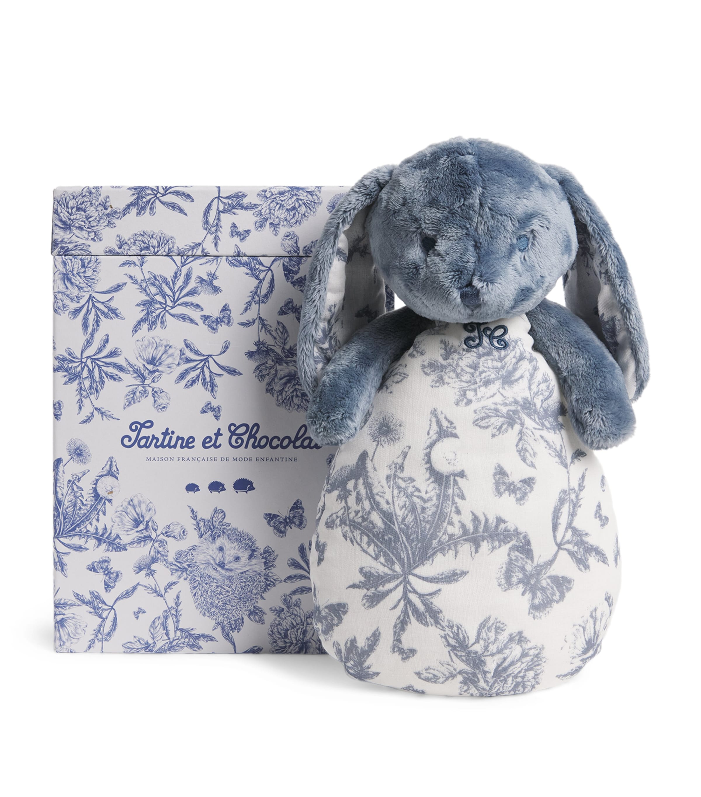 Tartine Et Chocolat Augustin The Rabbit Toy In Blue