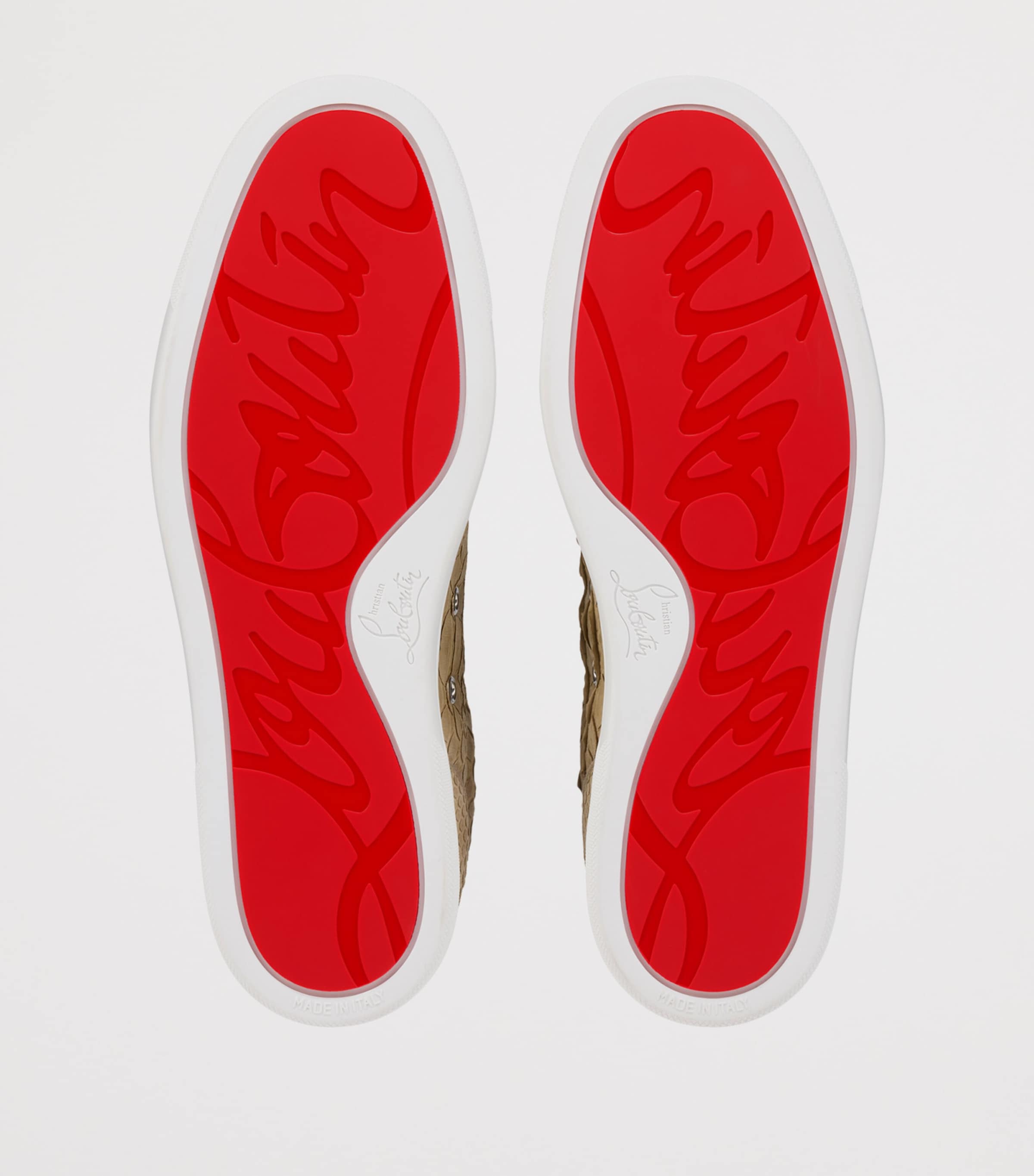 Christian Louboutin Louis Junior Orlato Python Sneakers Image 6