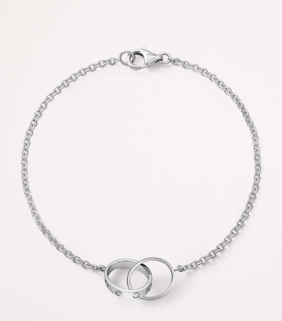 Cartier White Gold LOVE Chain Bracelet White Gold Image 3