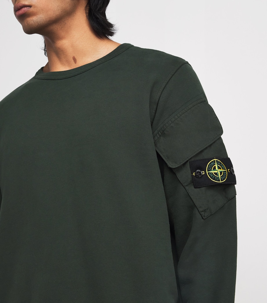 Organic Cotton Utility-Pocket Sweatshirt V005E Image 6