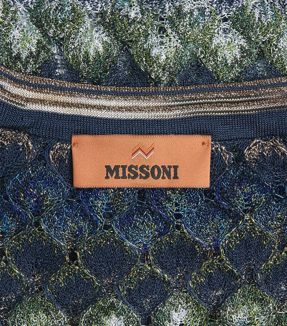 Missoni Womens Chevron Button Sweater Smspv Multi Drk Vrsn Image 6